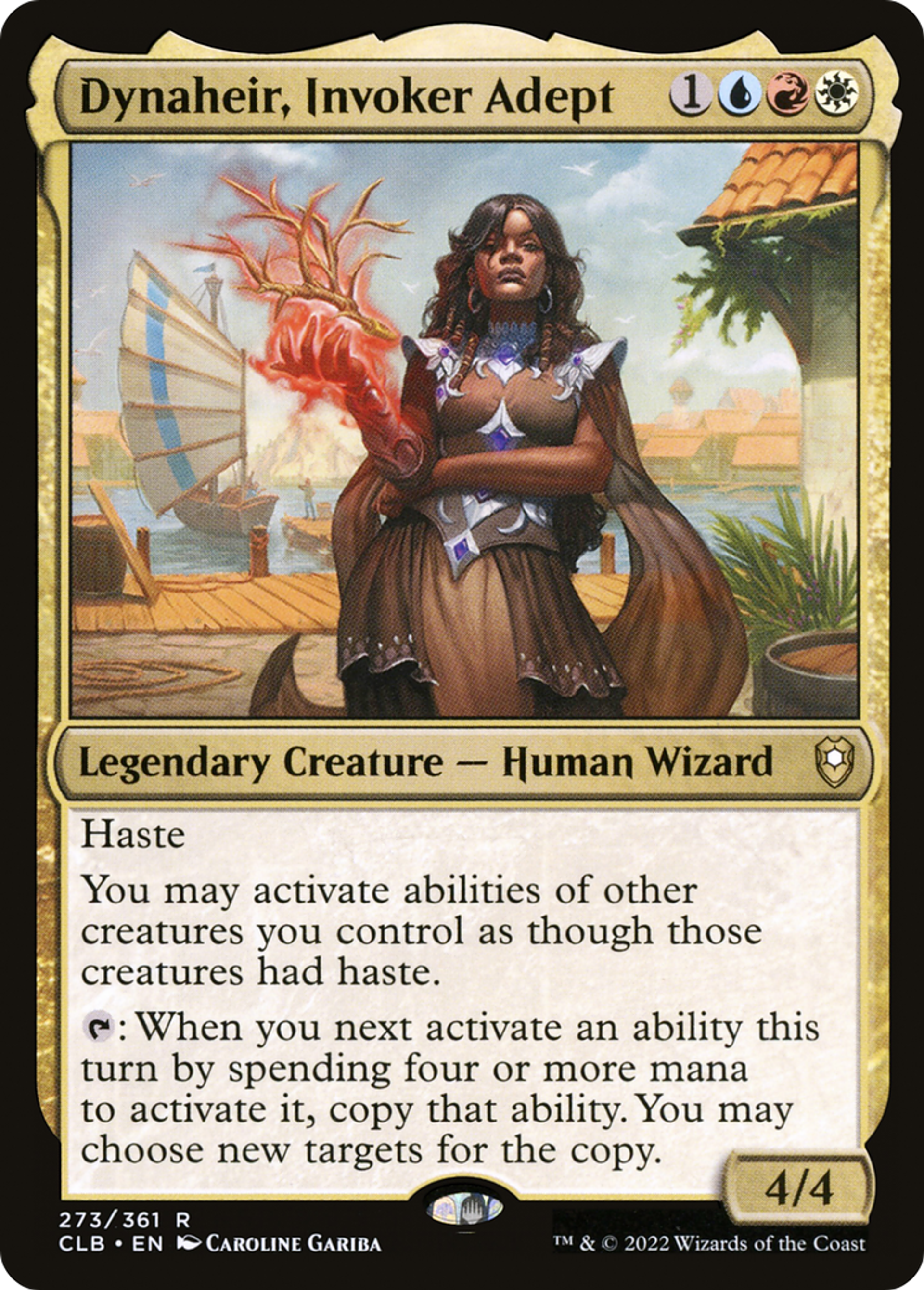 Dynaheir, Invoker Adept — Commander Legends: Battle for Baldur's Gate — Magic: The Gathering