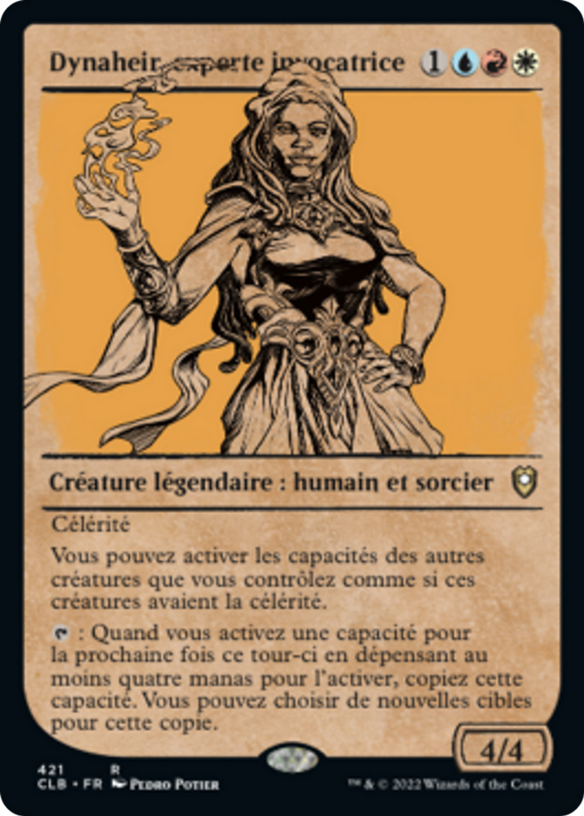Dynaheir, experte invocatrice — Commander Legends: Battle for Baldur's Gate — Magic: The Gathering
