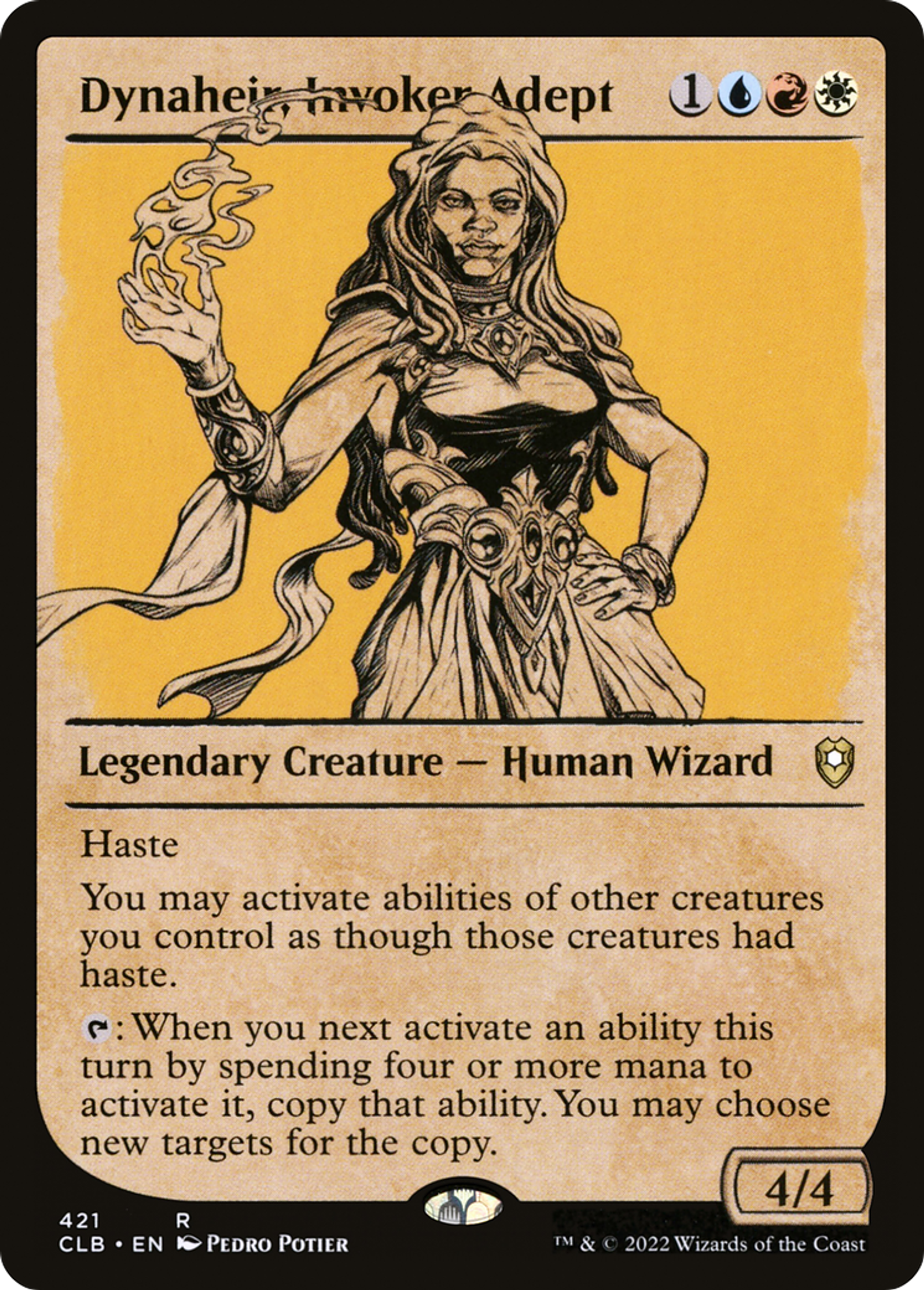 Dynaheir, Invoker Adept — Commander Legends: Battle for Baldur's Gate — Magic: The Gathering