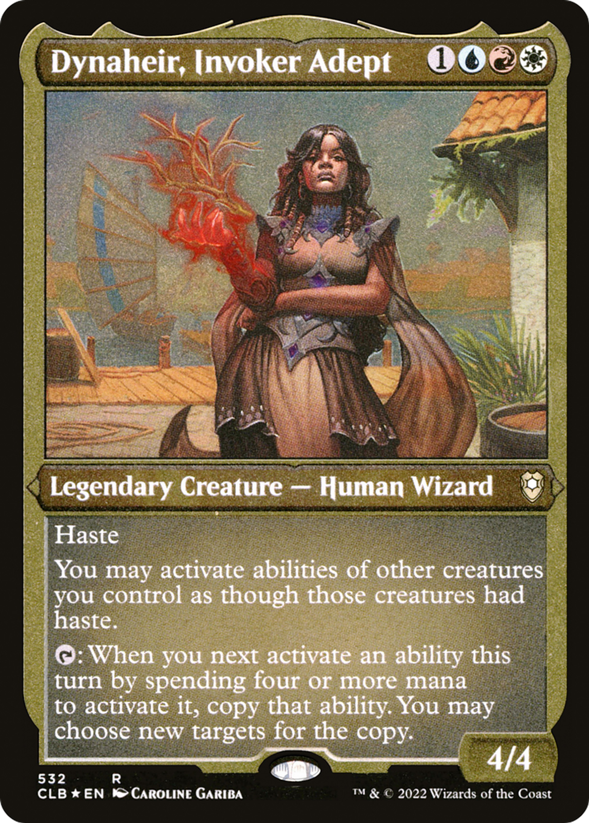 Dynaheir, Invoker Adept — Commander Legends: Battle for Baldur's Gate — Magic: The Gathering