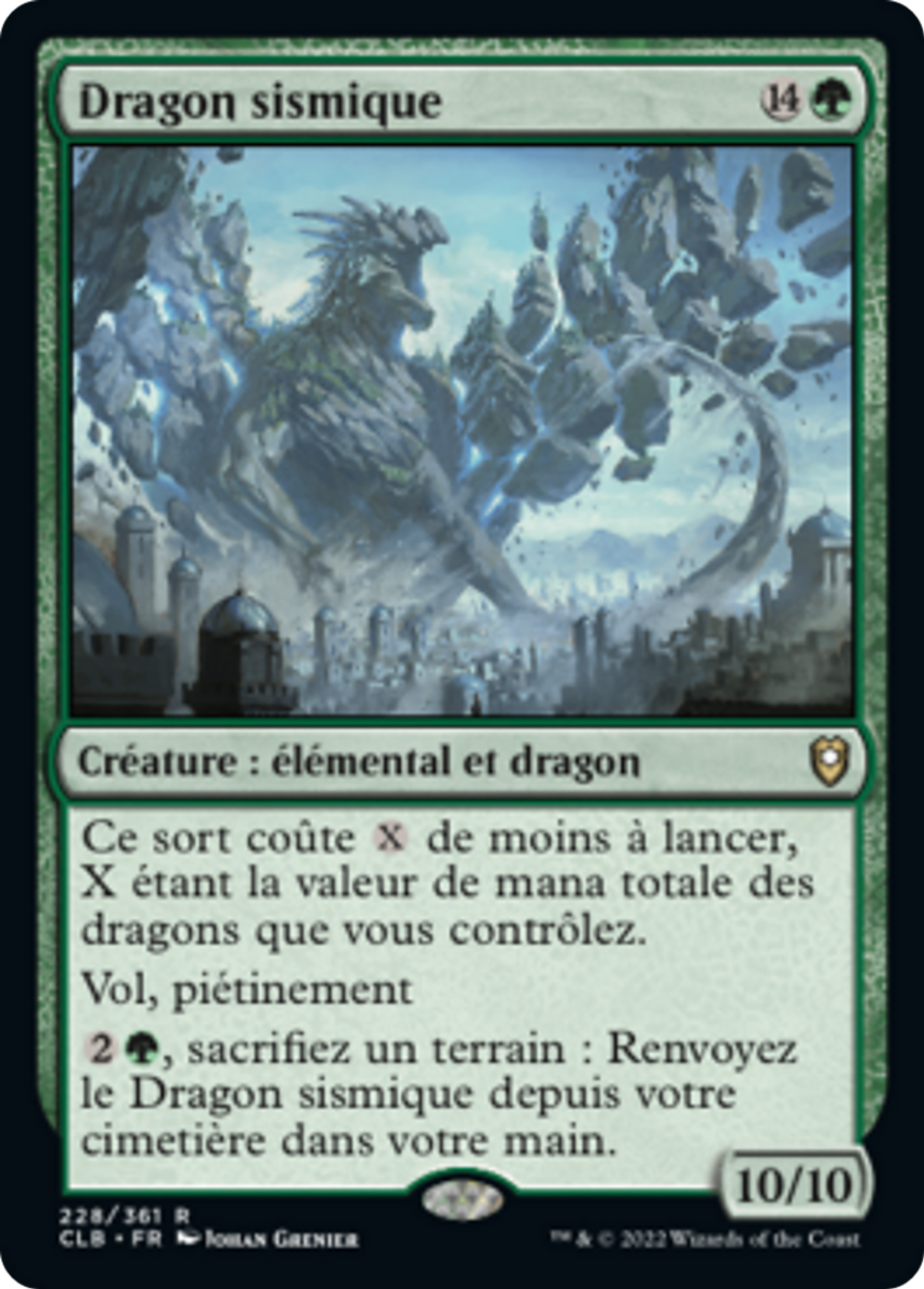 Dragon sismique — Commander Legends: Battle for Baldur's Gate — Magic: The Gathering