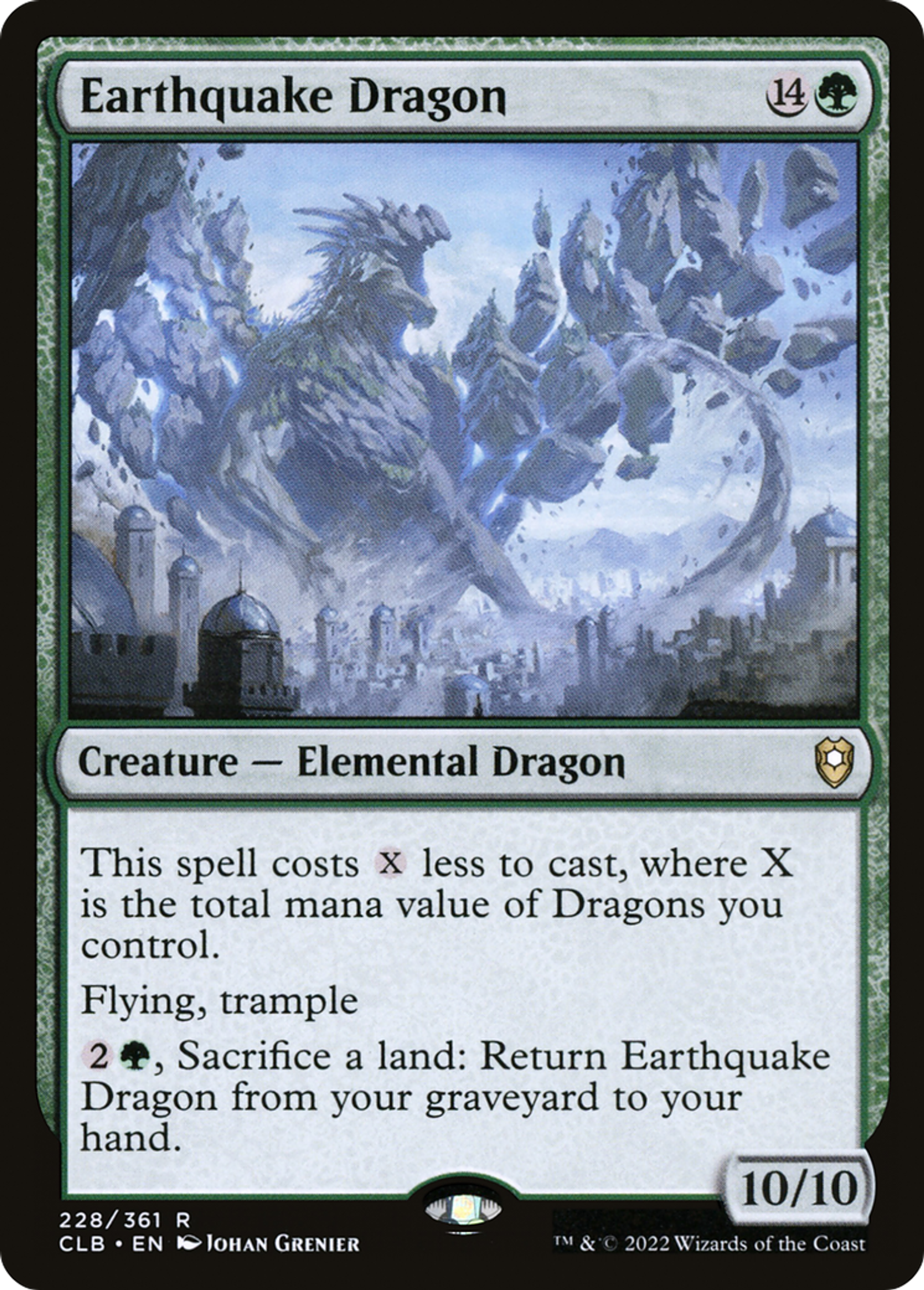 Earthquake Dragon — Commander Legends: Battle for Baldur's Gate — Magic: The Gathering