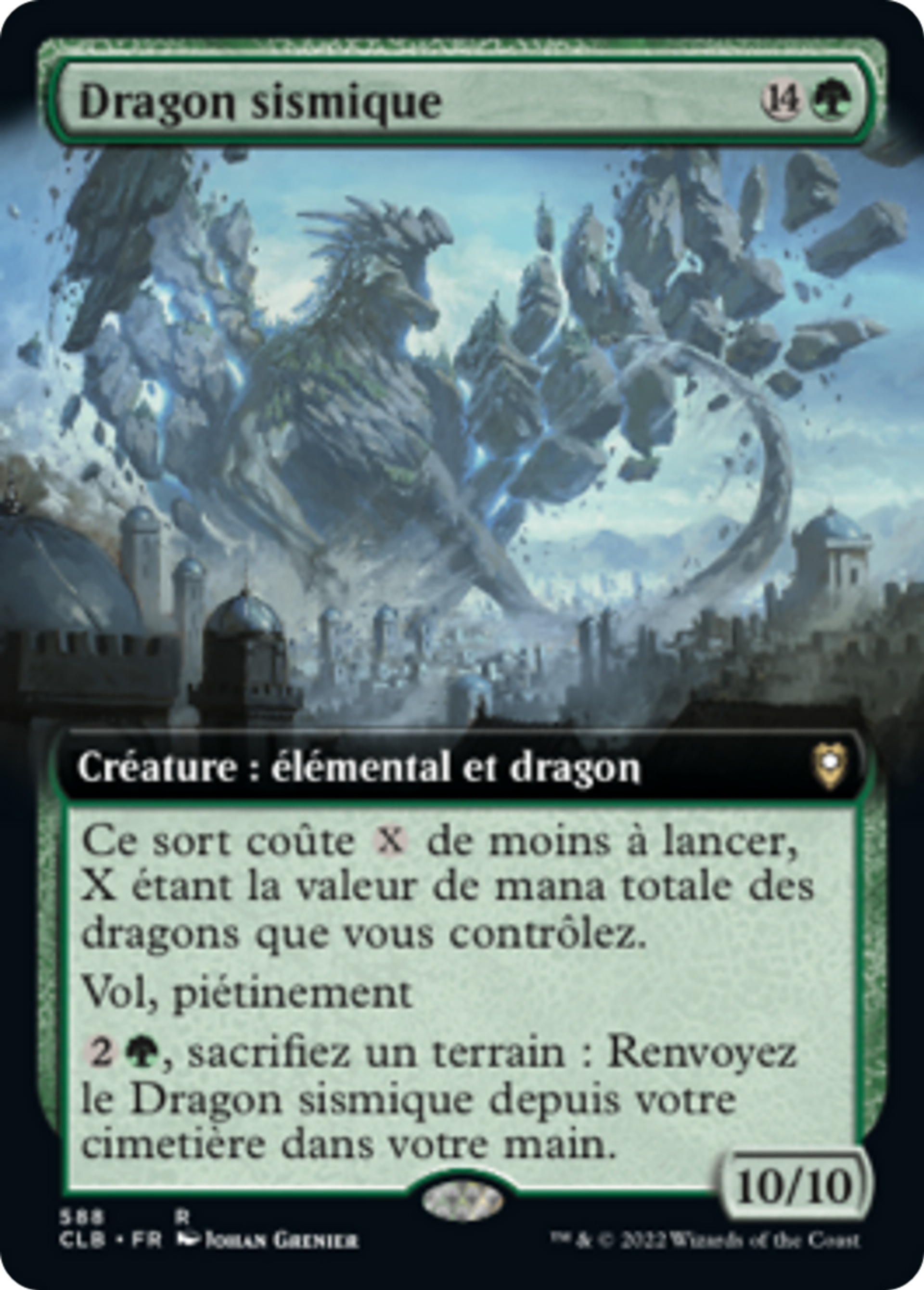 Dragon sismique — Commander Legends: Battle for Baldur's Gate — Magic: The Gathering