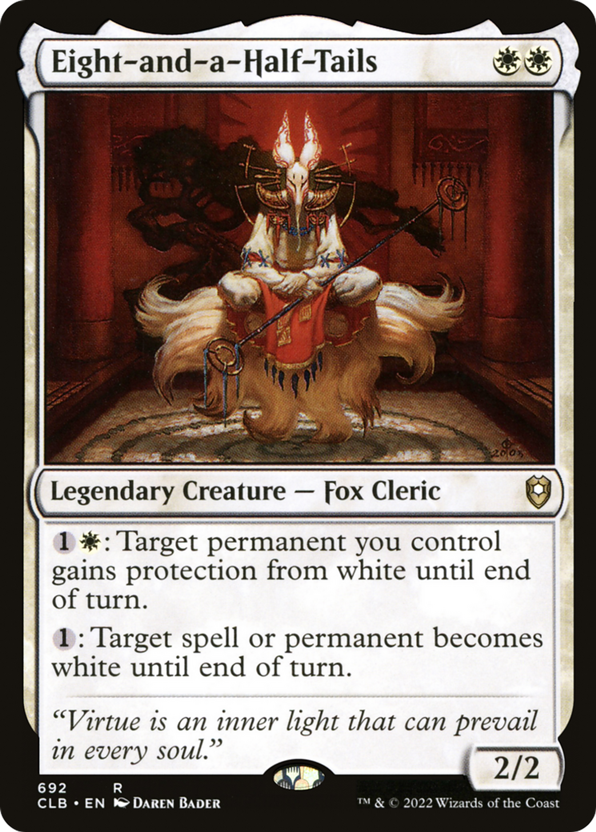 Eight-and-a-Half-Tails — Commander Legends: Battle for Baldur's Gate — Magic: The Gathering