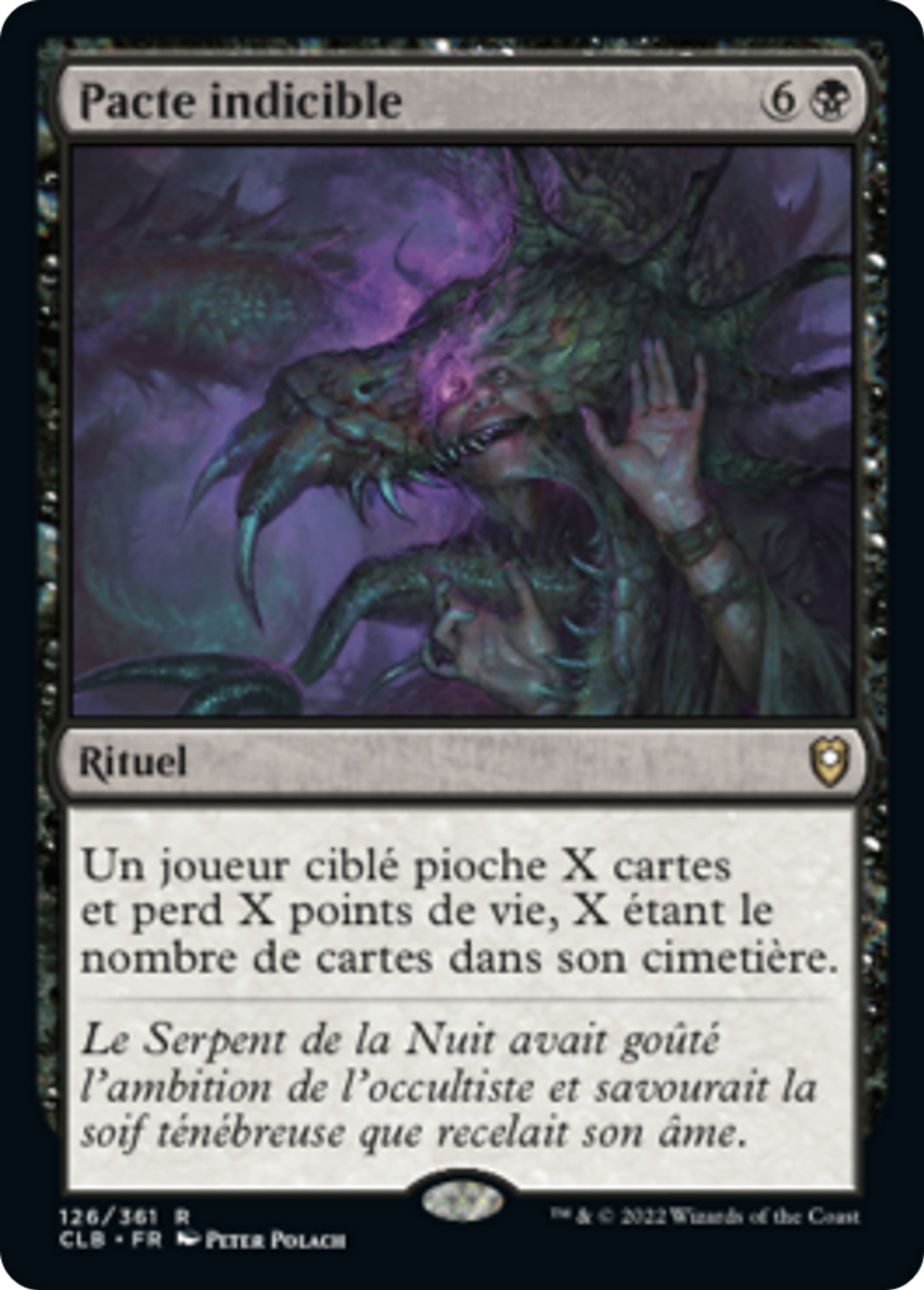Pacte indicible — Commander Legends: Battle for Baldur's Gate — Magic: The Gathering