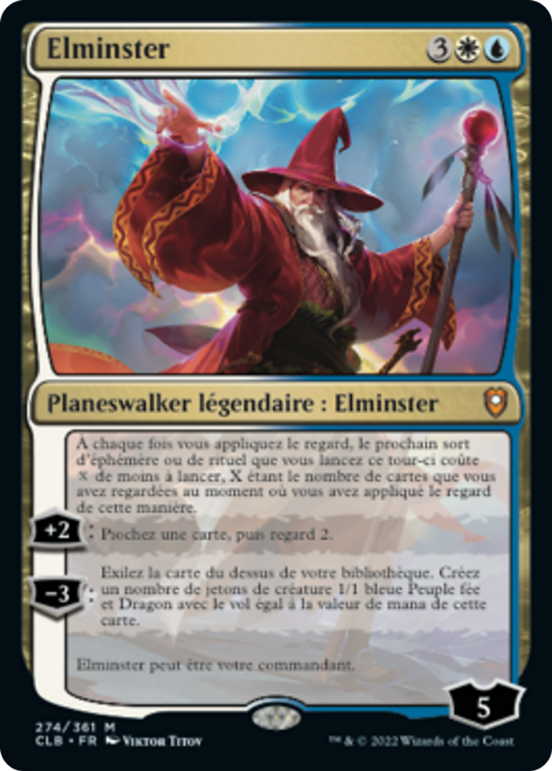 Elminster — Commander Legends: Battle for Baldur's Gate — Magic: The Gathering