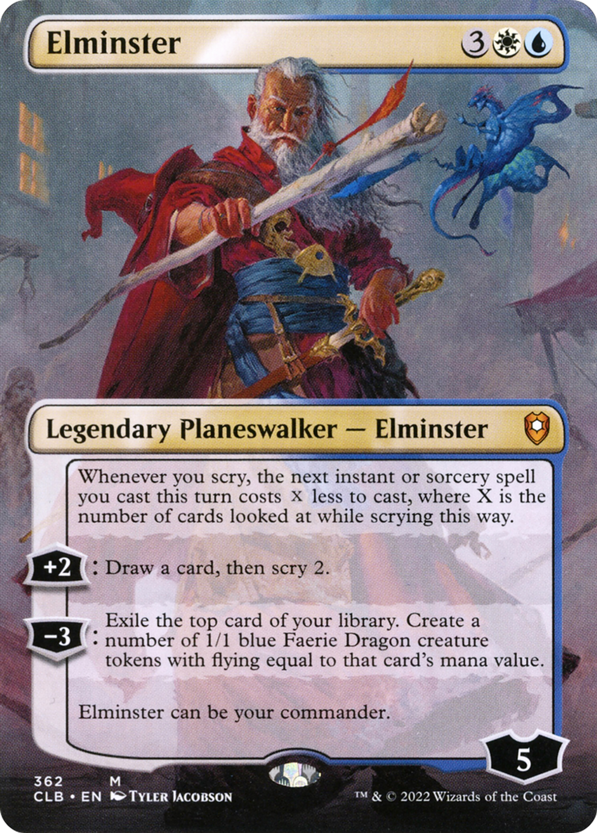 Elminster — Commander Legends: Battle for Baldur's Gate — Magic: The Gathering