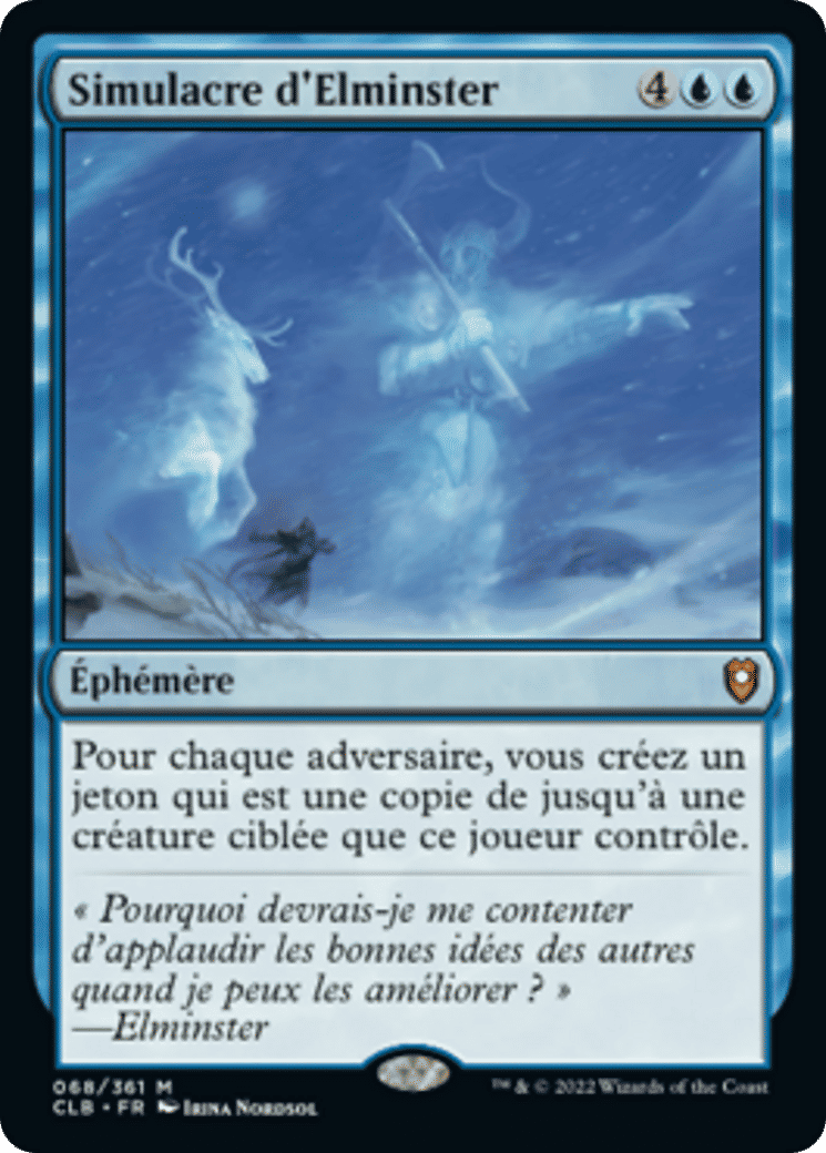 Simulacre d'Elminster — Commander Legends: Battle for Baldur's Gate — Magic: The Gathering
