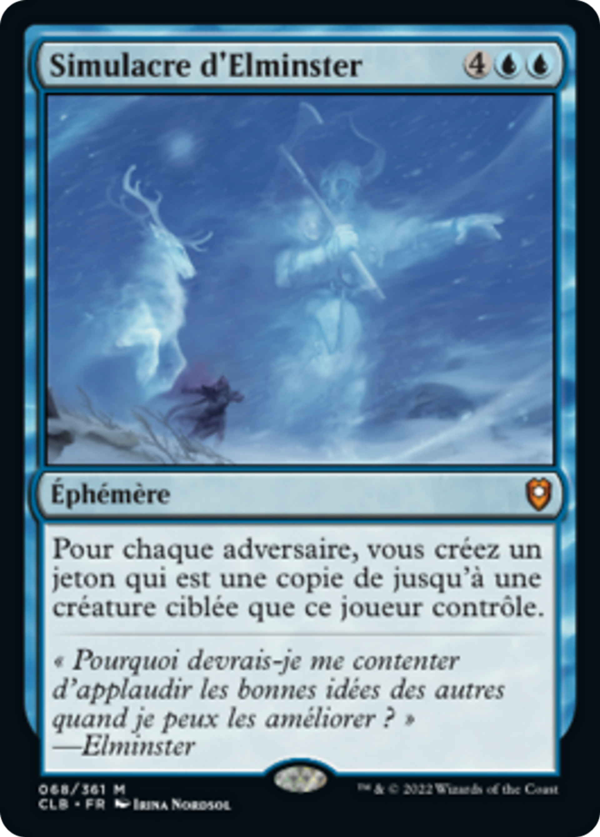 Simulacre d'Elminster — Commander Legends: Battle for Baldur's Gate — Magic: The Gathering