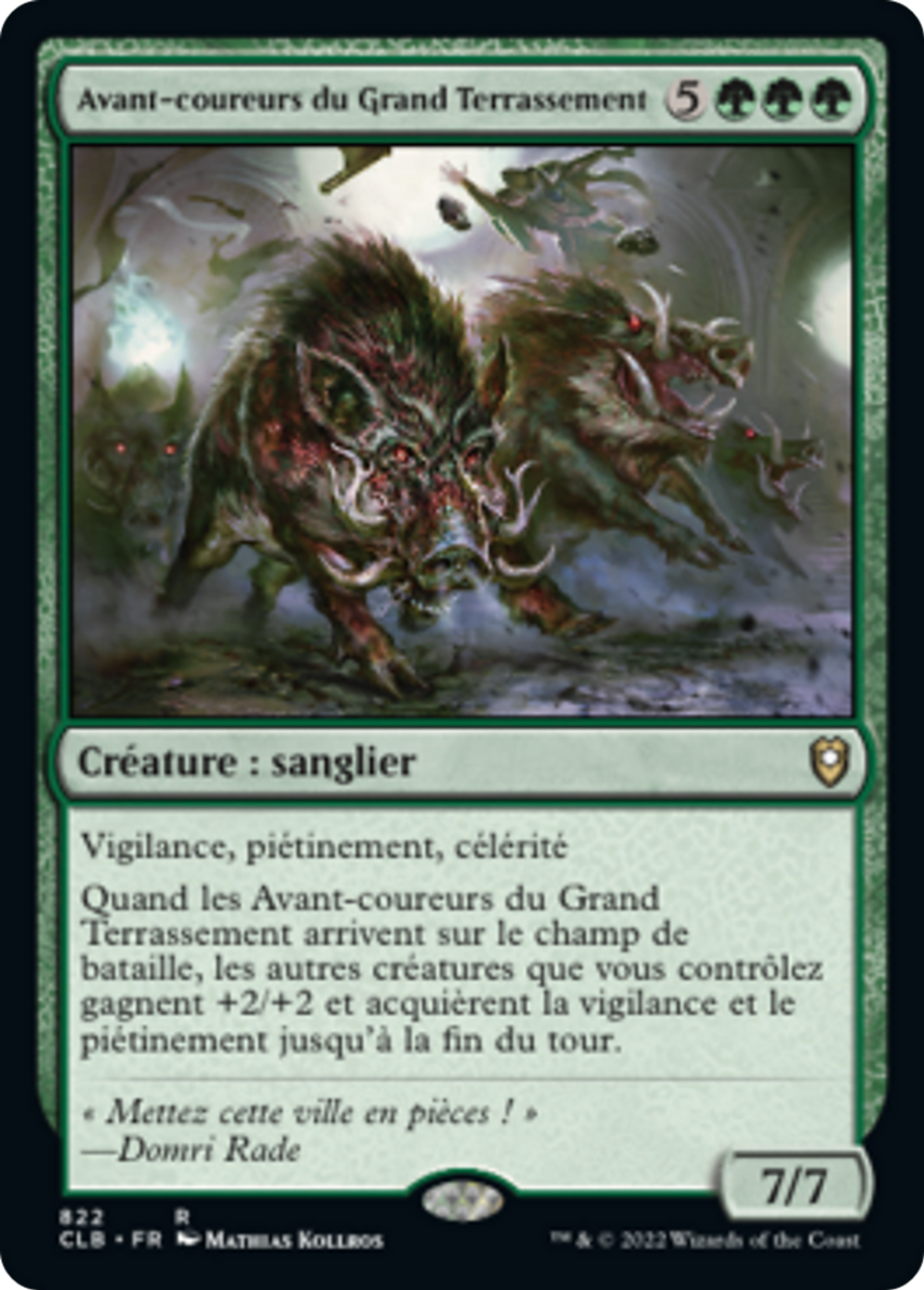 Avant-coureurs du Grand Terrassement — Commander Legends: Battle for Baldur's Gate — Magic: The Gathering