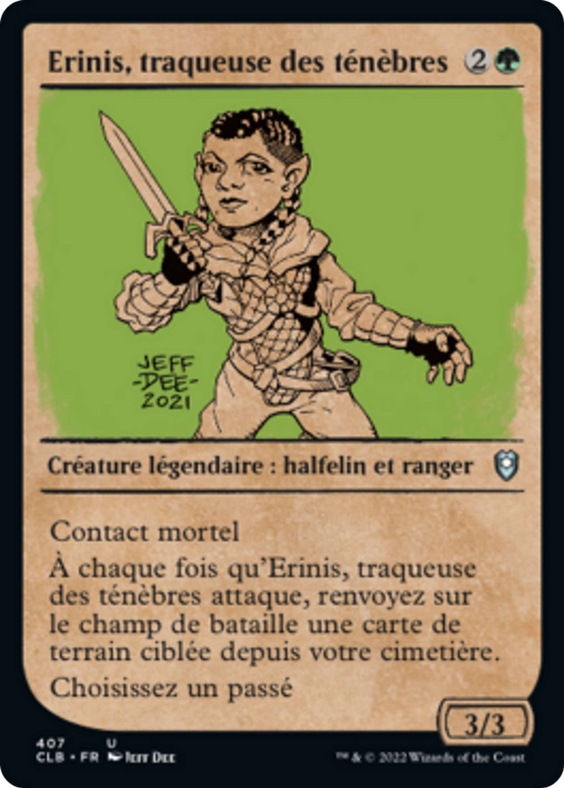 Erinis, traqueuse des ténèbres — Commander Legends: Battle for Baldur's Gate — Magic: The Gathering