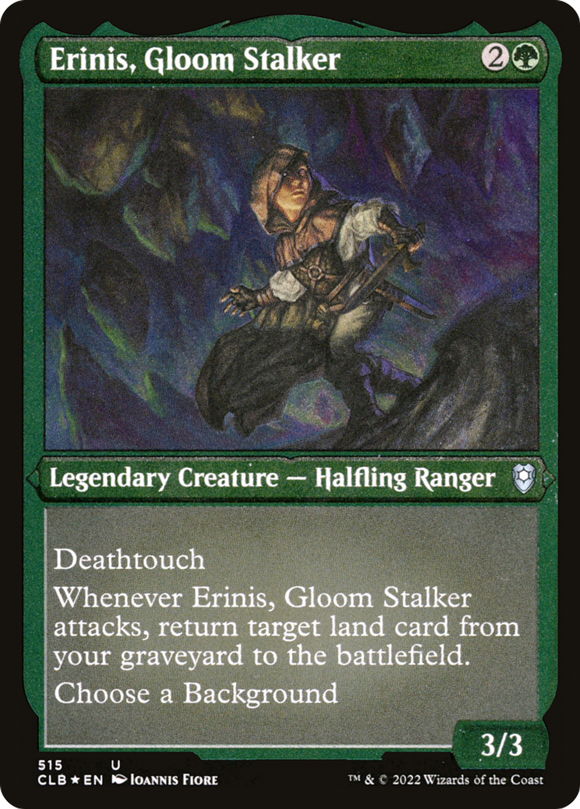 Erinis, Gloom Stalker — Commander Legends: Battle for Baldur's Gate — Magic: The Gathering