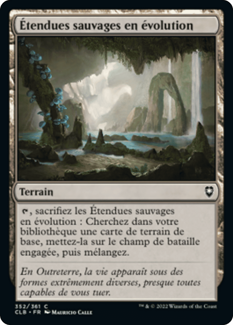Étendues sauvages en évolution — Commander Legends: Battle for Baldur's Gate — Magic: The Gathering
