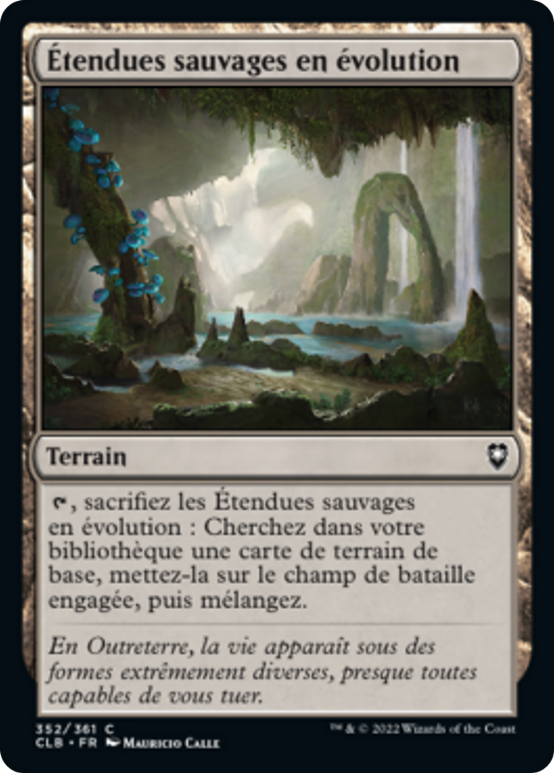 Étendues sauvages en évolution — Commander Legends: Battle for Baldur's Gate — Magic: The Gathering