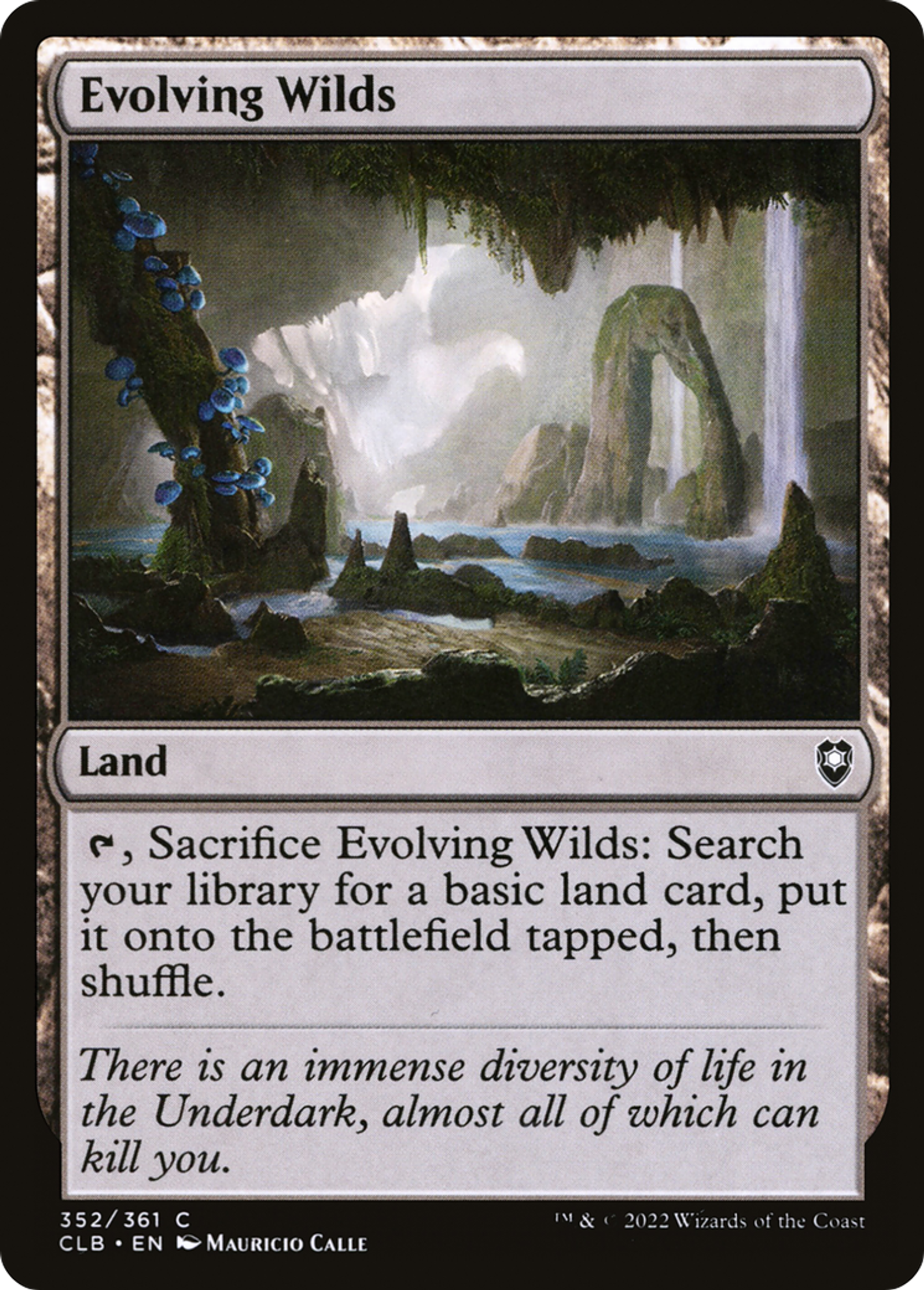Evolving Wilds — Commander Legends: Battle for Baldur's Gate — Magic: The Gathering