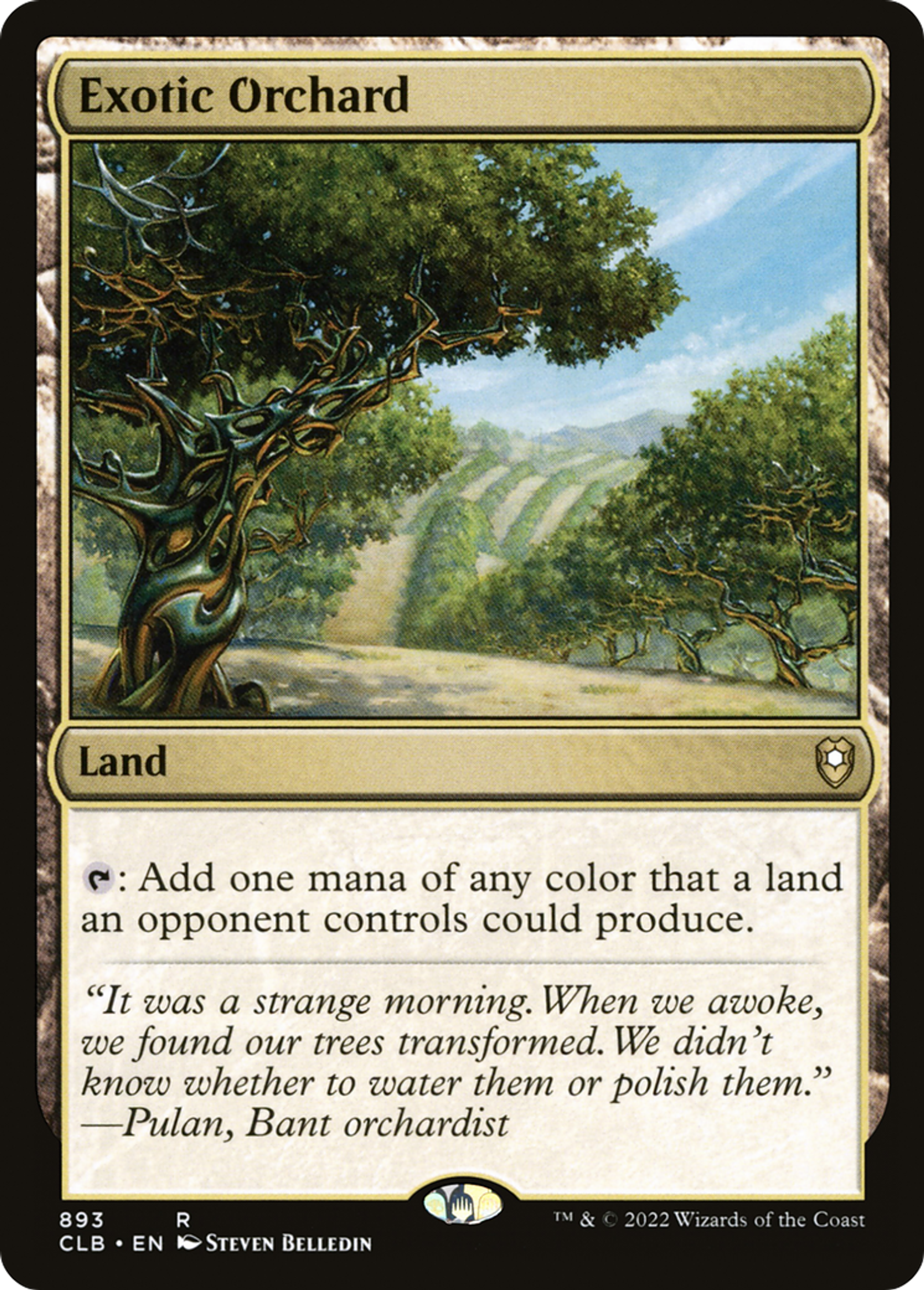 Verger exotique — Commander Legends: Battle for Baldur's Gate — Magic: The Gathering