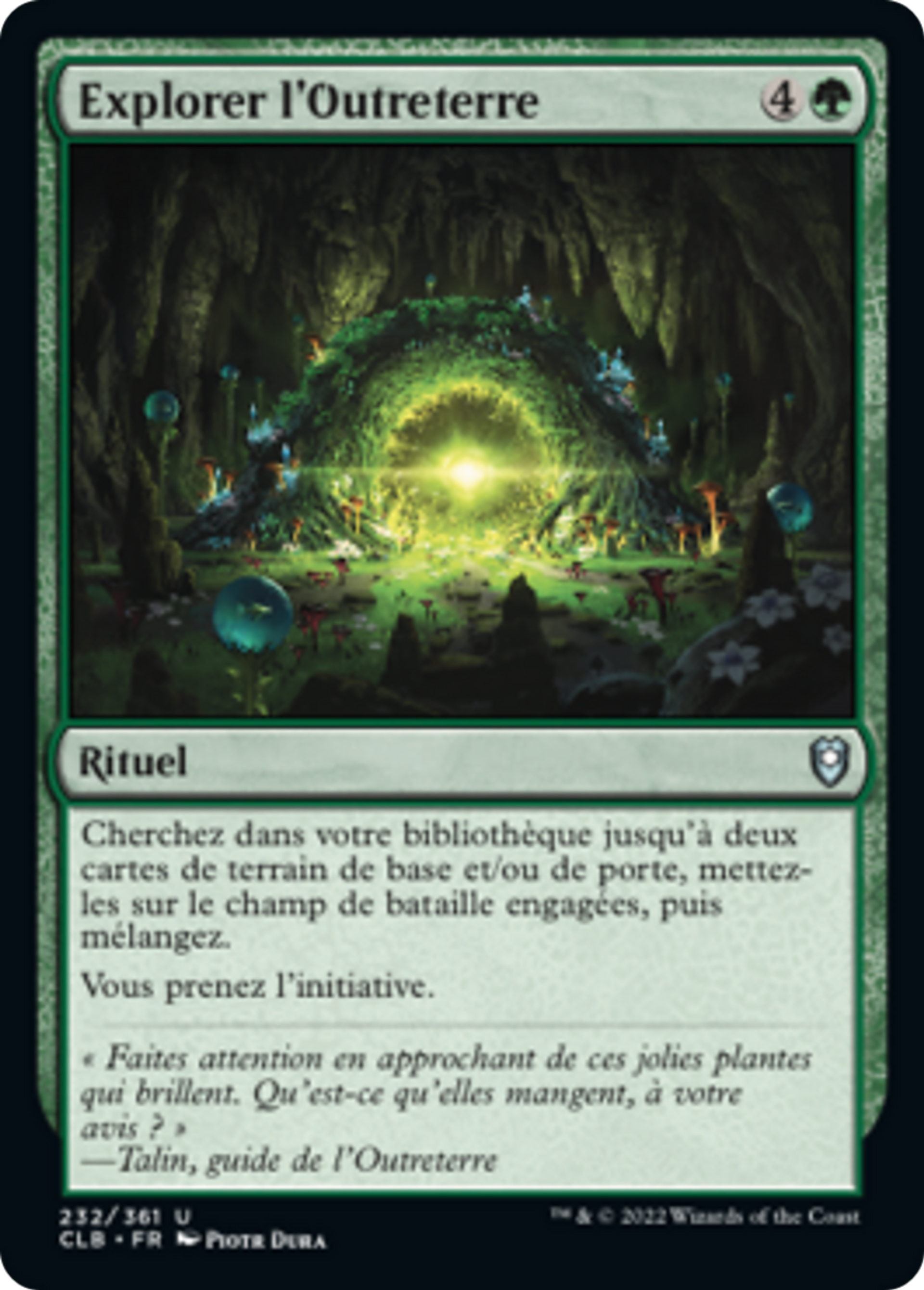 Explorer l'Outreterre — Commander Legends: Battle for Baldur's Gate — Magic: The Gathering