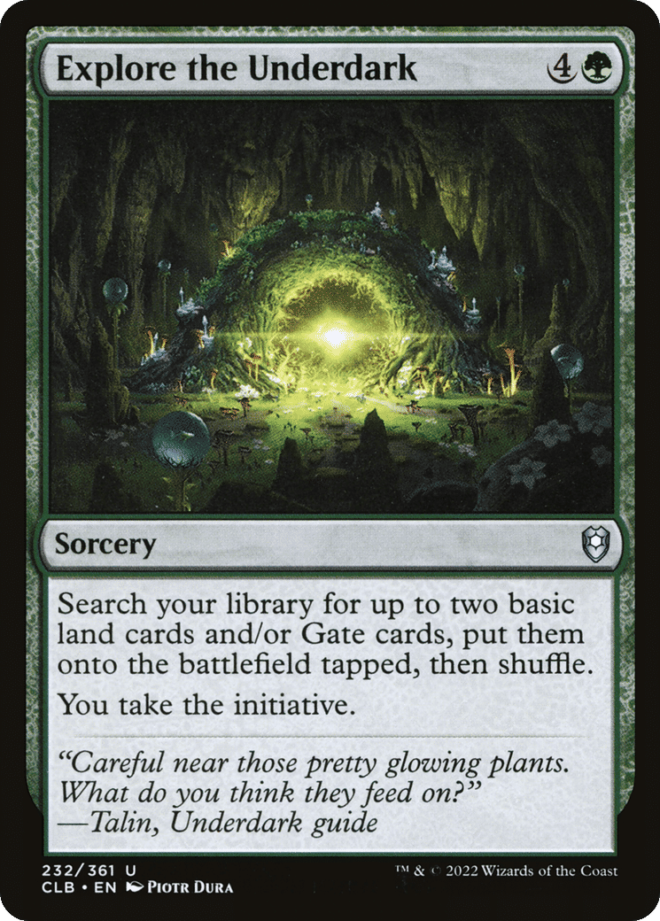 Explore the Underdark — Commander Legends: Battle for Baldur's Gate — Magic: The Gathering