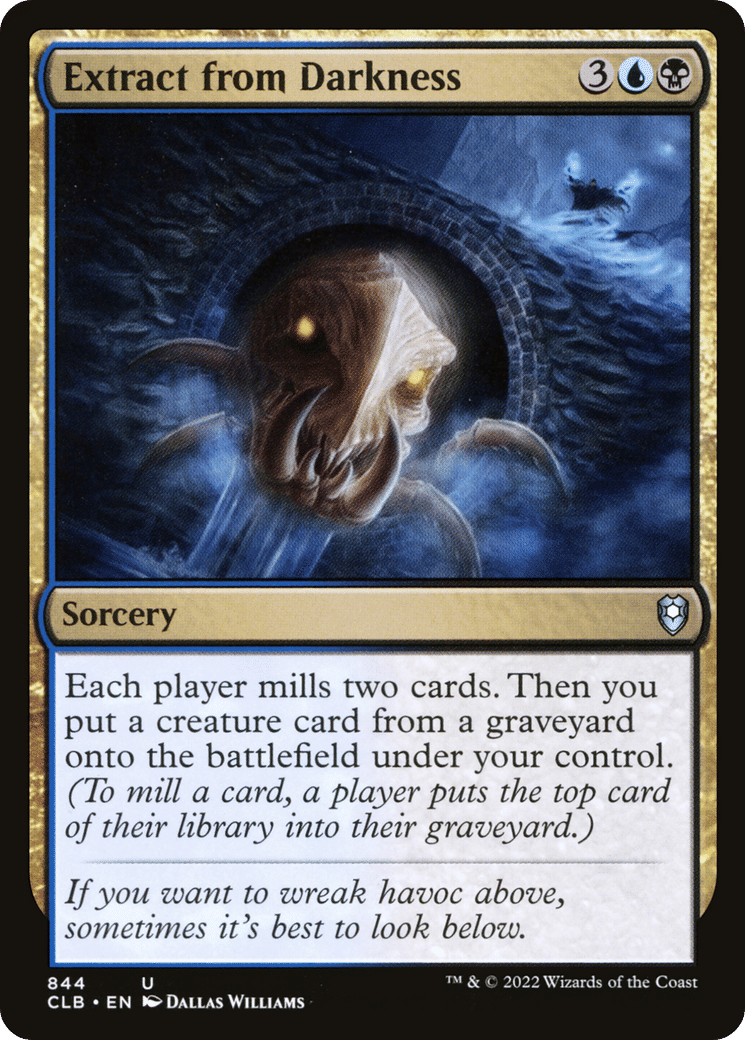 Extract from Darkness — Commander Legends: Battle for Baldur's Gate — Magic: The Gathering