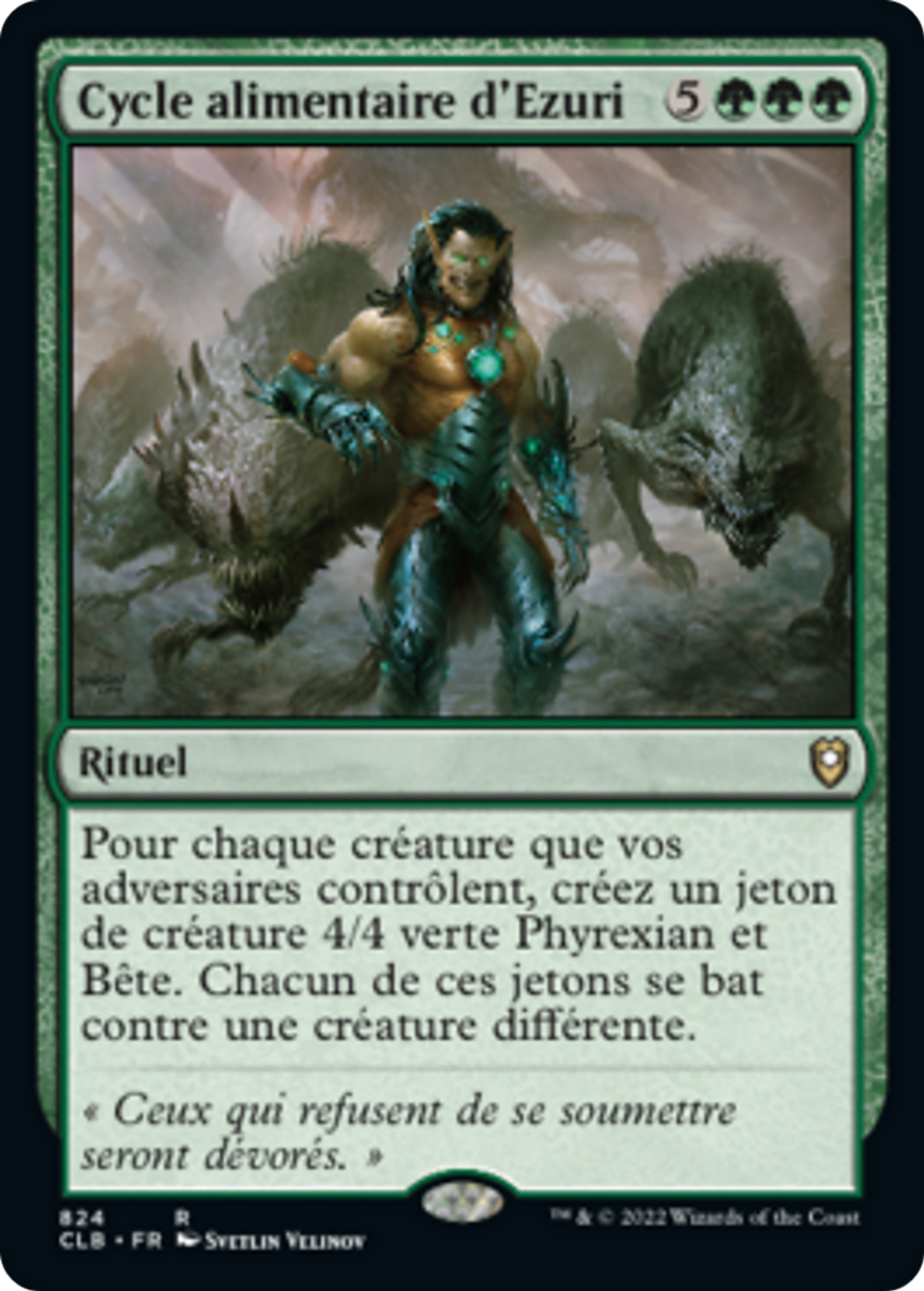Cycle alimentaire d'Ezuri — Commander Legends: Battle for Baldur's Gate — Magic: The Gathering