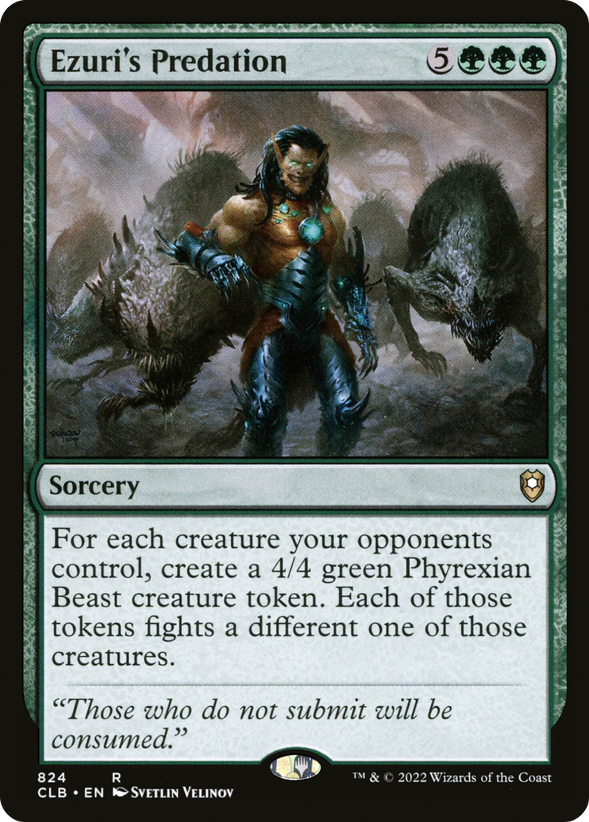Ezuri's Predation — Commander Legends: Battle for Baldur's Gate — Magic: The Gathering