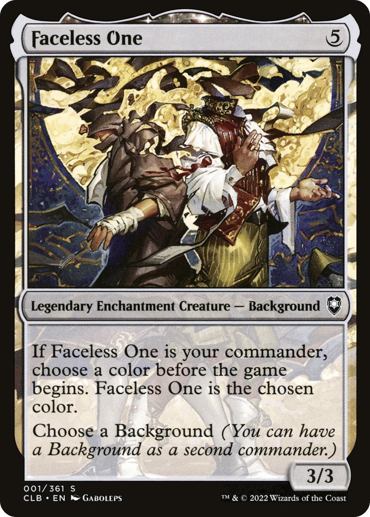 Faceless One — Commander Legends: Battle for Baldur's Gate — Magic: The Gathering
