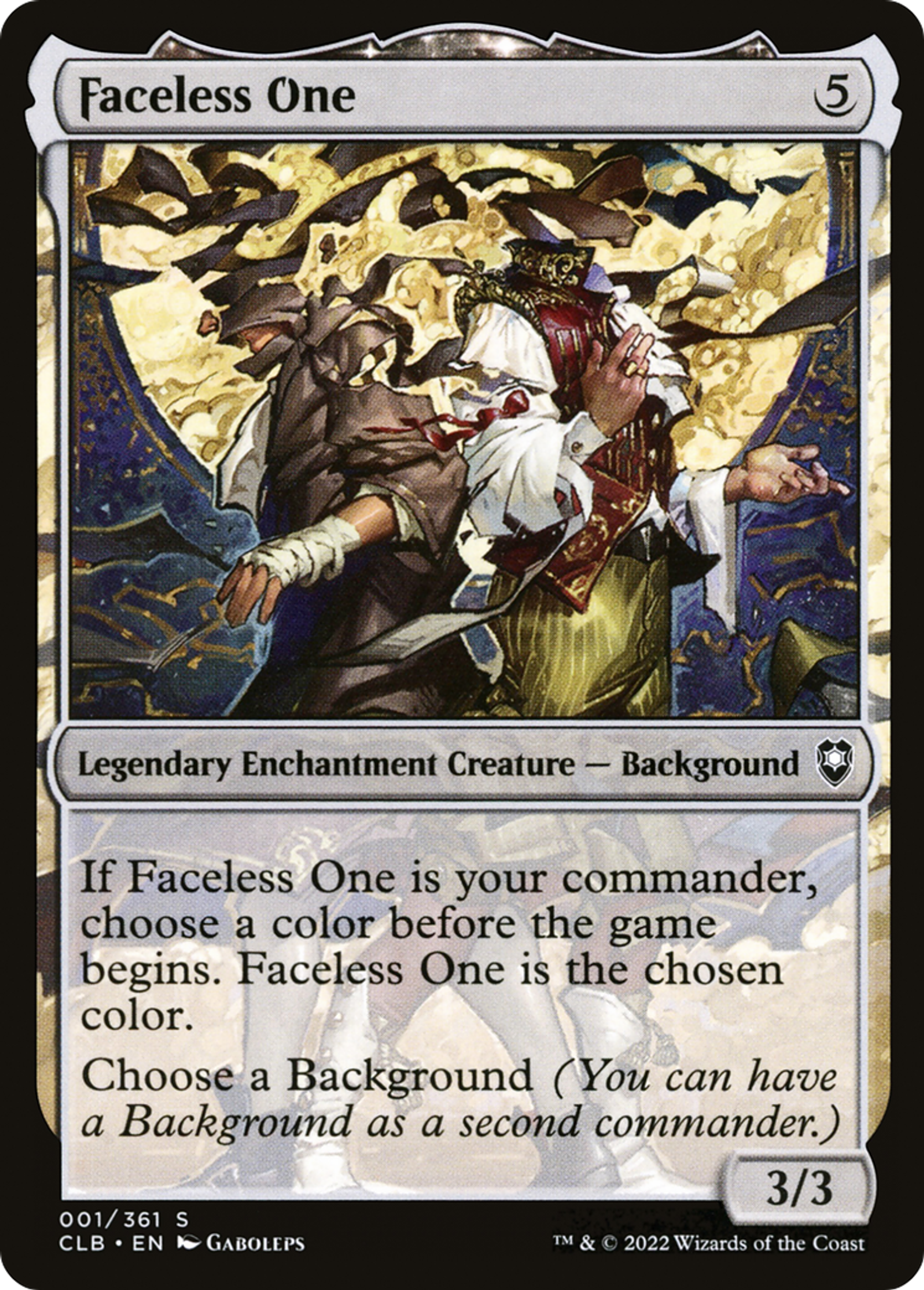 Faceless One — Commander Legends: Battle for Baldur's Gate — Magic: The Gathering
