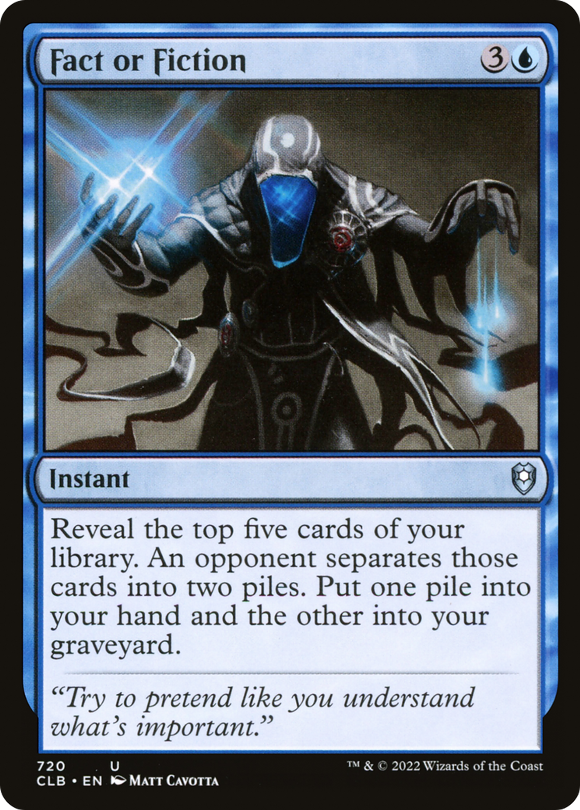 Fact or Fiction — Commander Legends: Battle for Baldur's Gate — Magic: The Gathering