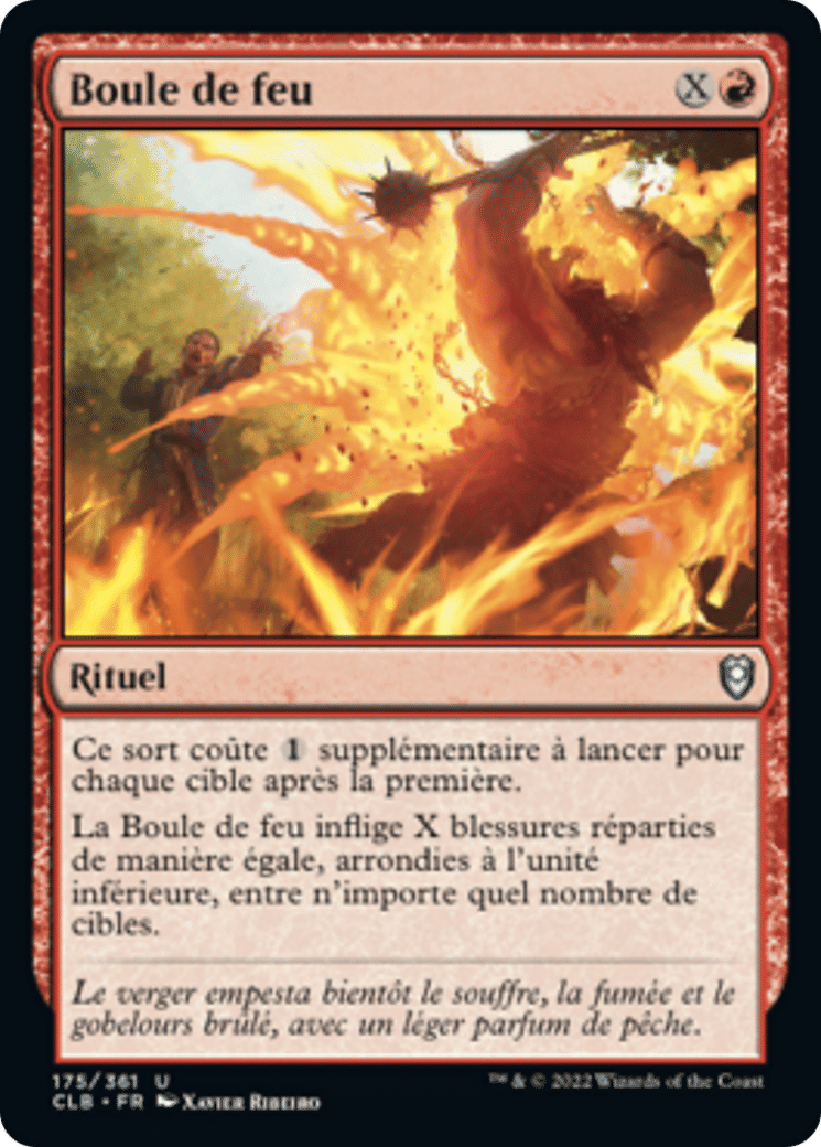 Boule de feu — Commander Legends: Battle for Baldur's Gate — Magic: The Gathering