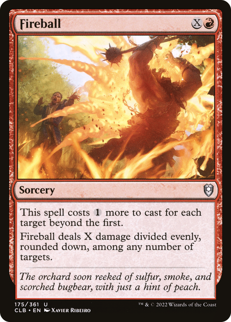 Fireball — Commander Legends: Battle for Baldur's Gate — Magic: The Gathering