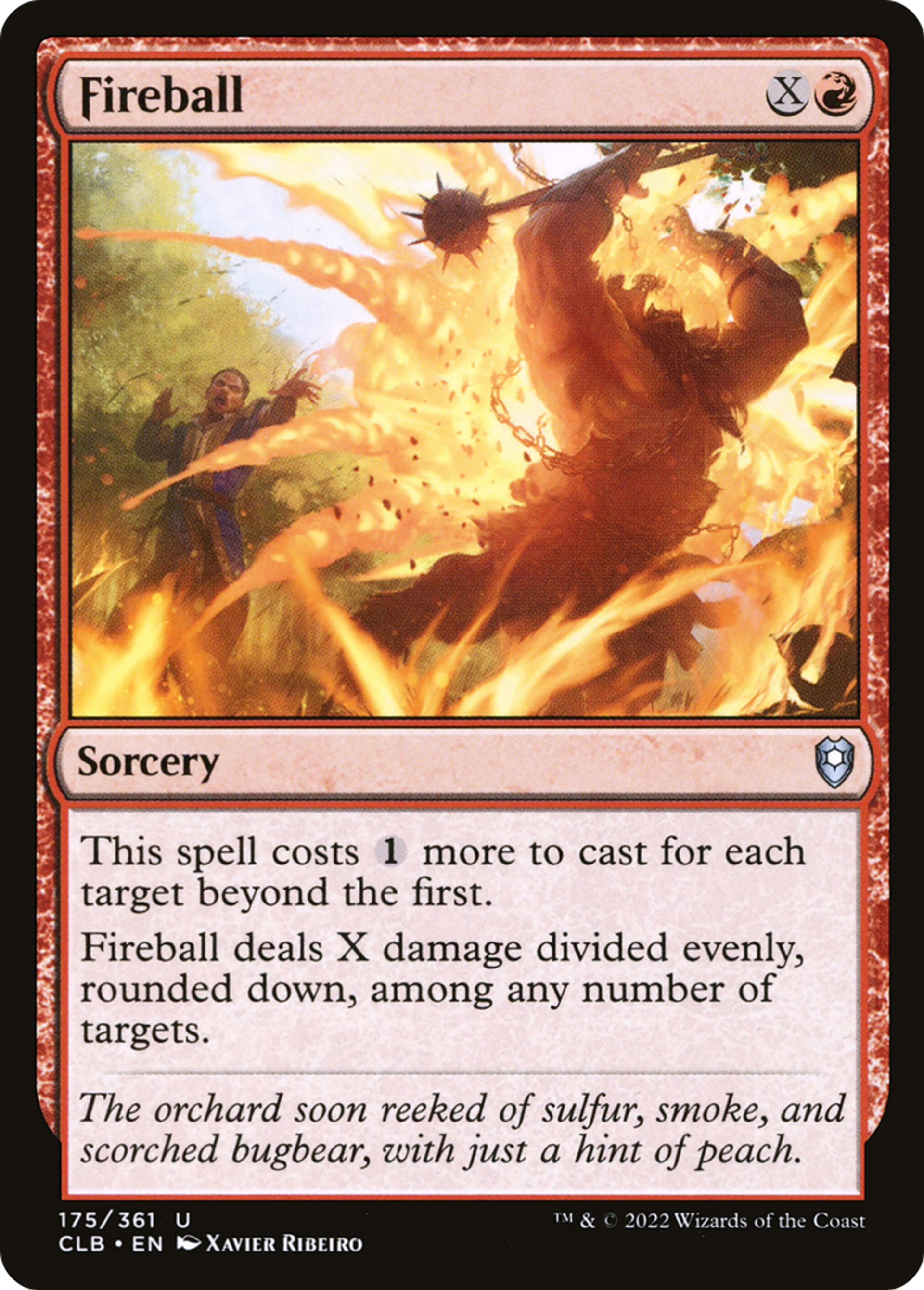 Fireball — Commander Legends: Battle for Baldur's Gate — Magic: The Gathering
