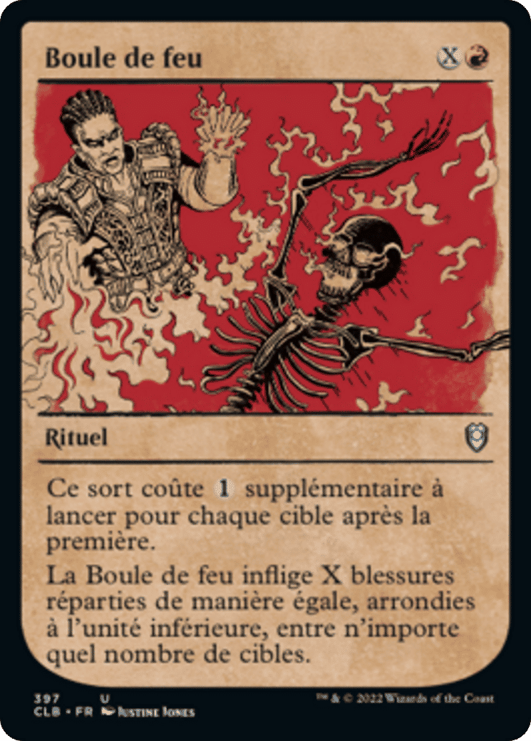 Boule de feu — Commander Legends: Battle for Baldur's Gate — Magic: The Gathering