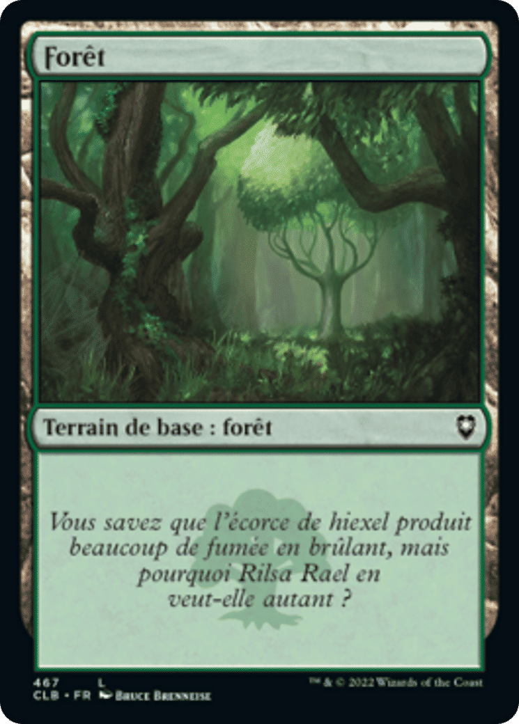 Forêt — Commander Legends: Battle for Baldur's Gate — Magic: The Gathering