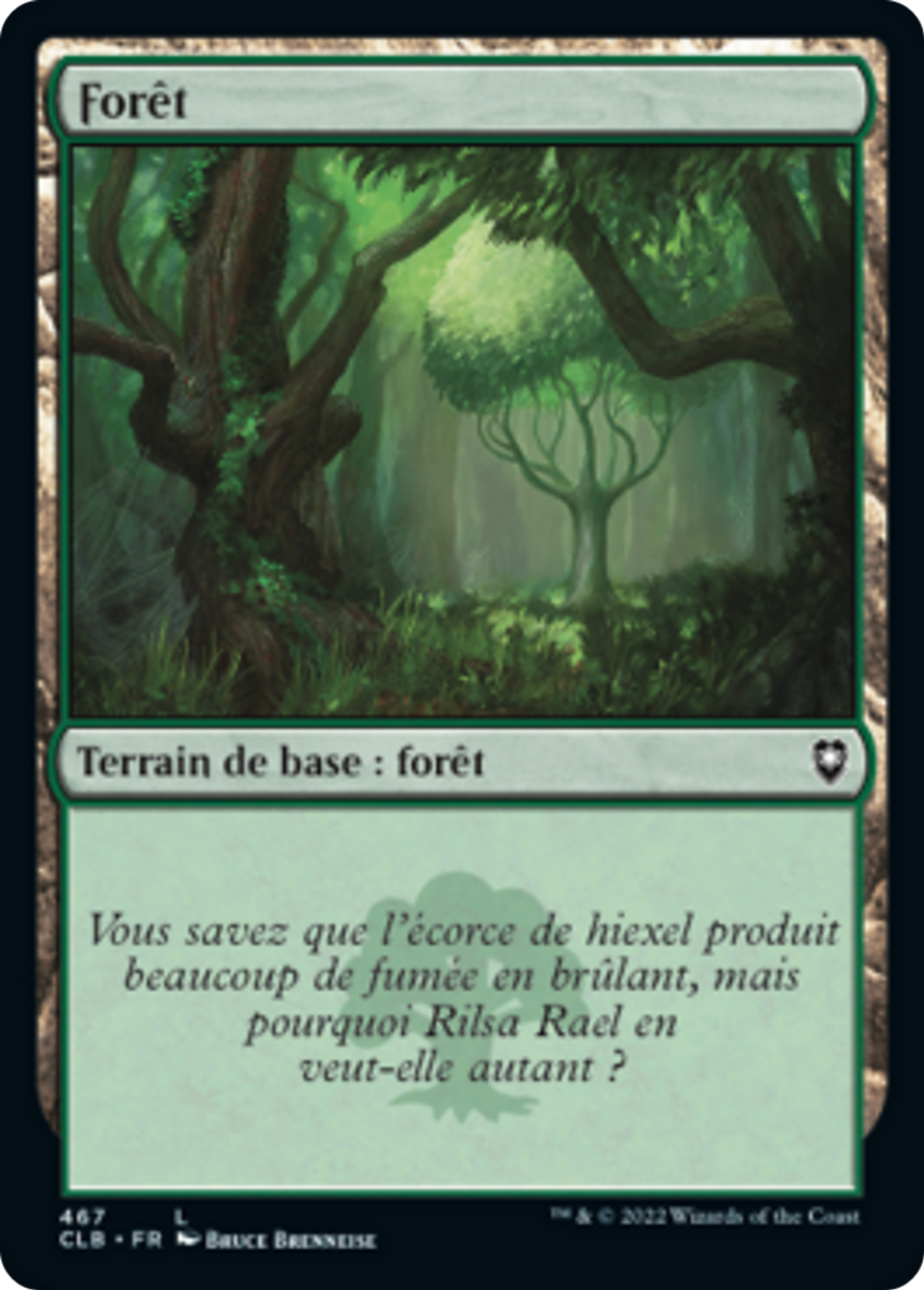 Forêt — Commander Legends: Battle for Baldur's Gate — Magic: The Gathering