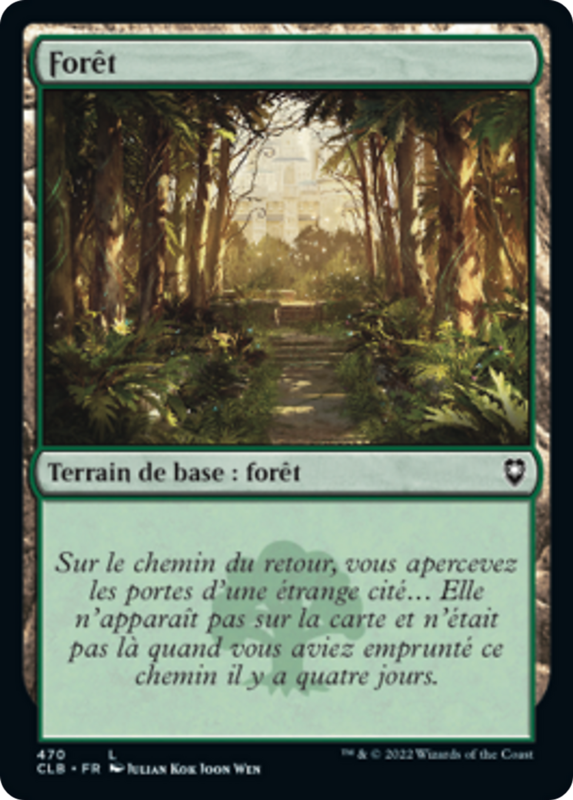 Forêt — Commander Legends: Battle for Baldur's Gate — Magic: The Gathering