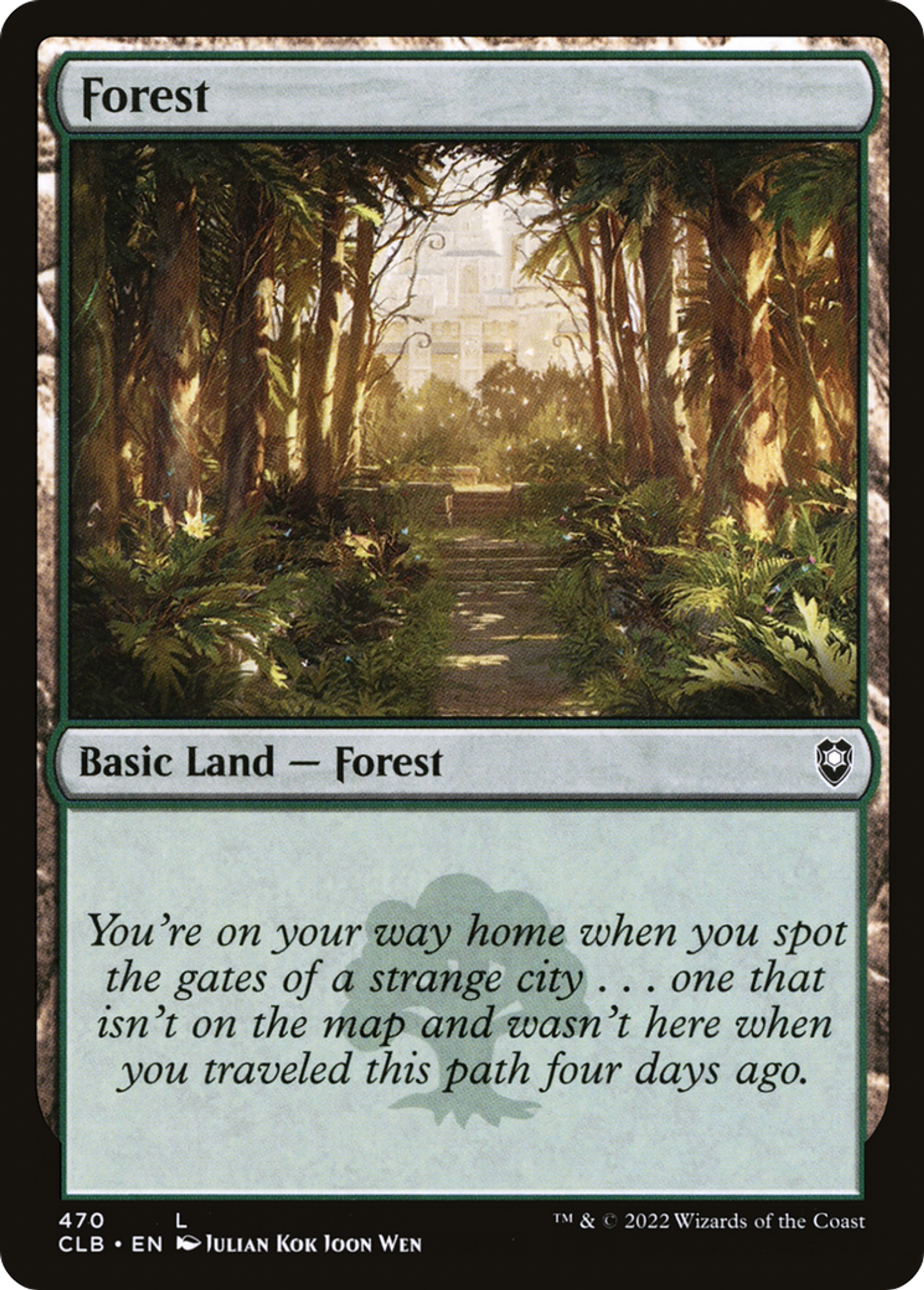 Forest — Commander Legends: Battle for Baldur's Gate — Magic: The Gathering