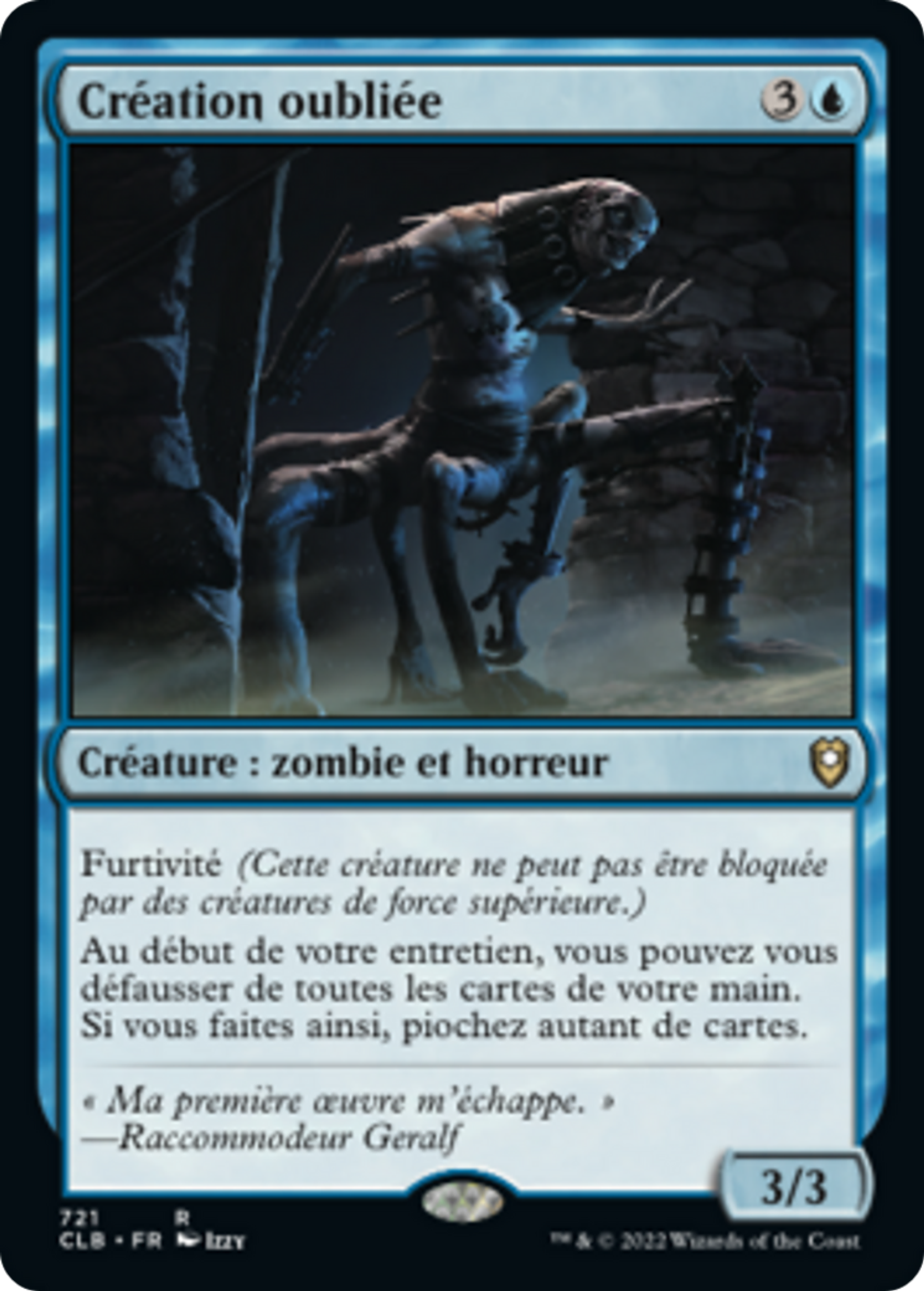 Création oubliée — Commander Legends: Battle for Baldur's Gate — Magic: The Gathering