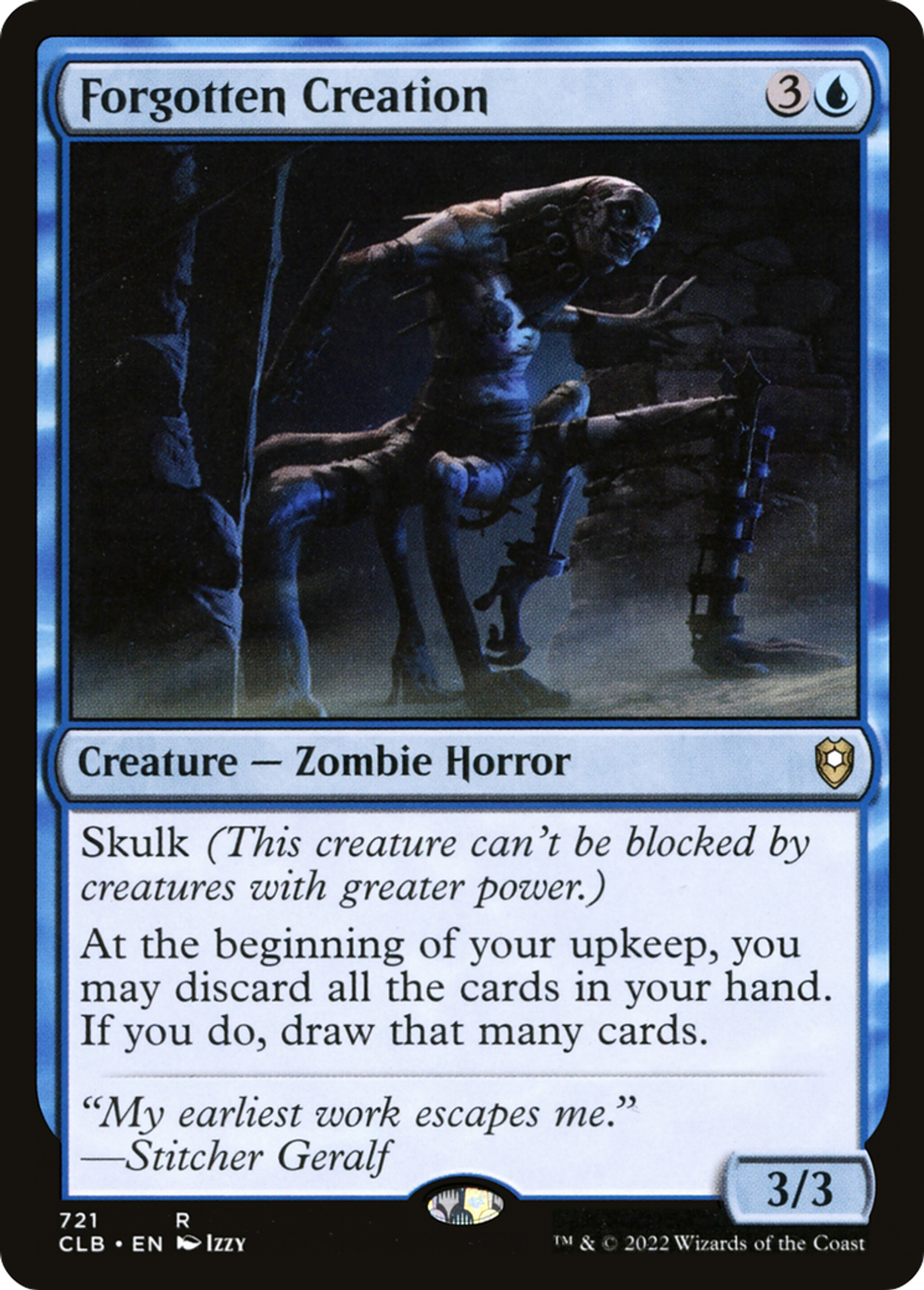 Forgotten Creation — Commander Legends: Battle for Baldur's Gate — Magic: The Gathering