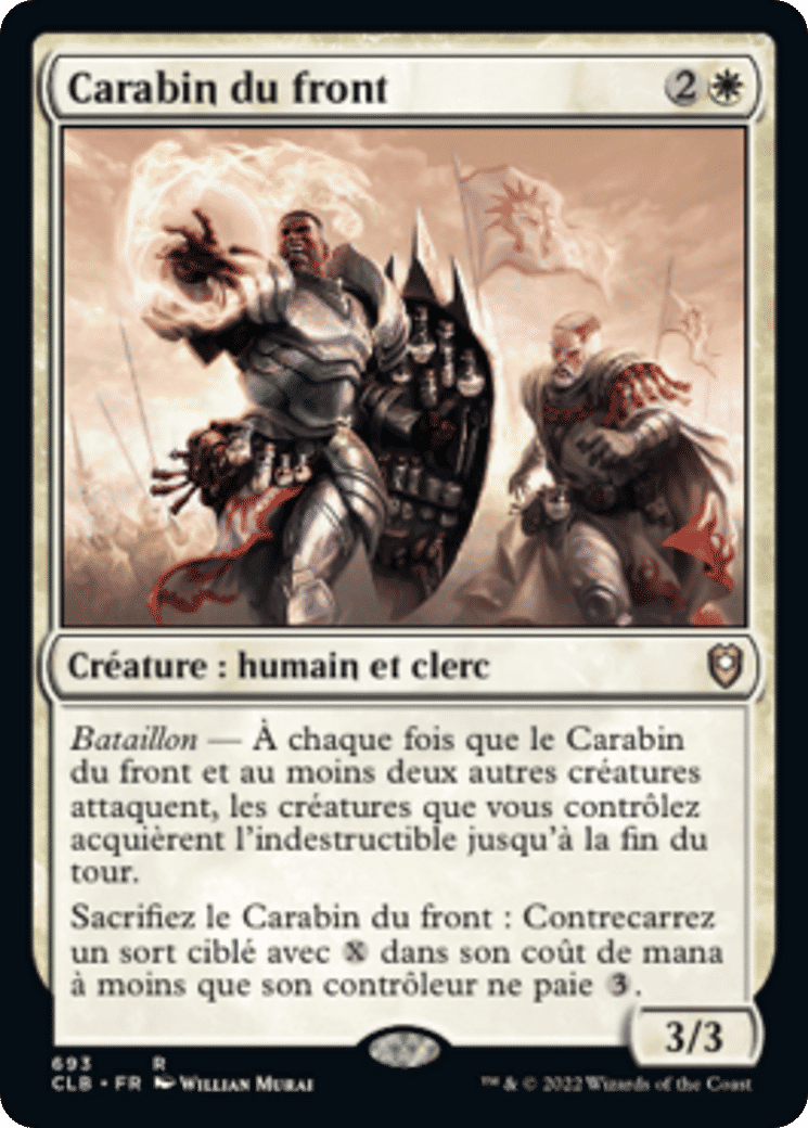 Carabin du front — Commander Legends: Battle for Baldur's Gate — Magic: The Gathering