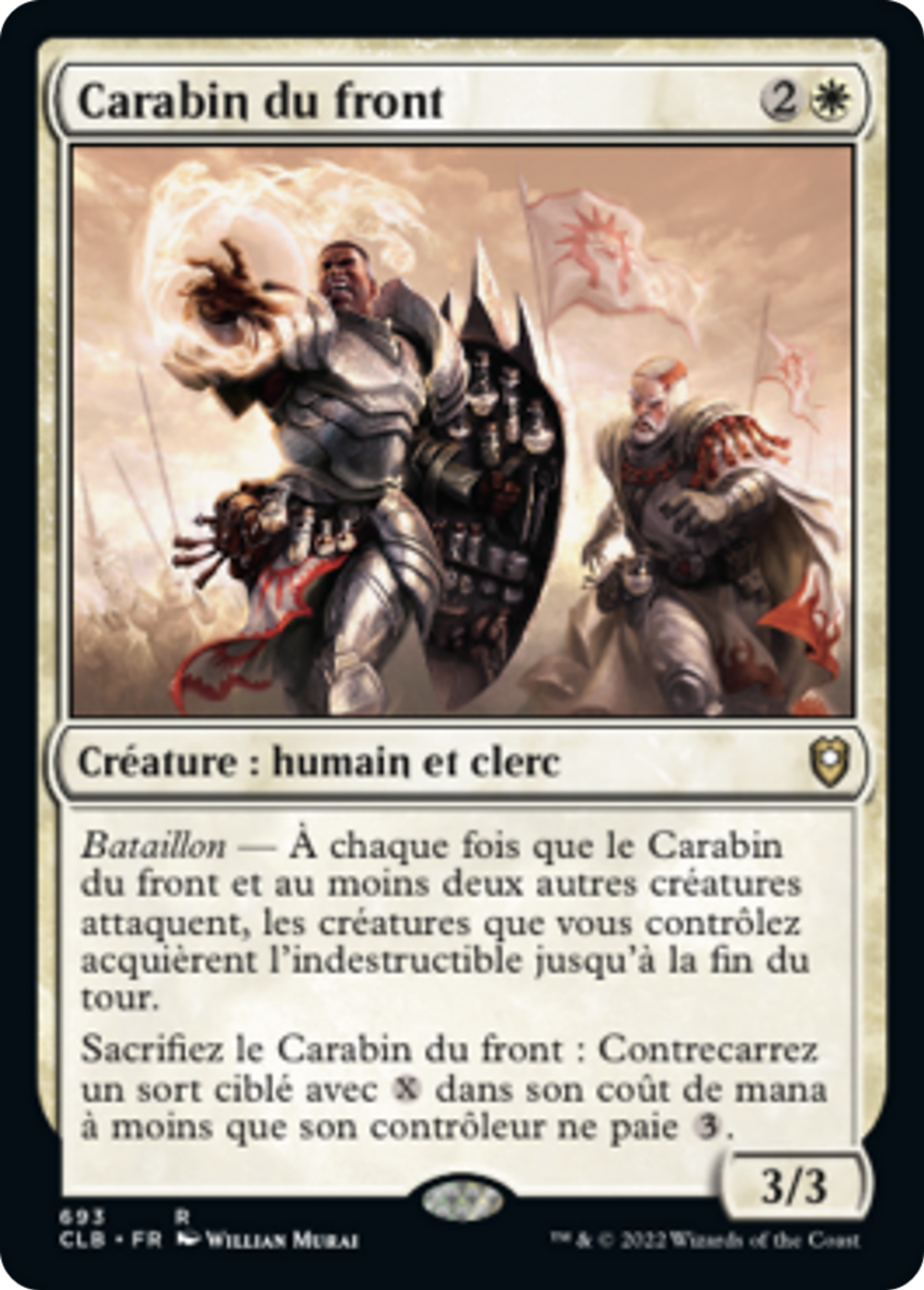 Carabin du front — Commander Legends: Battle for Baldur's Gate — Magic: The Gathering