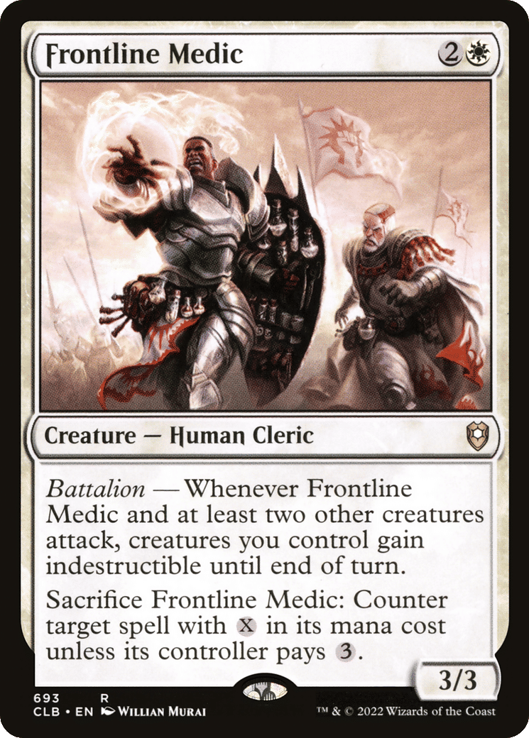 Frontline Medic — Commander Legends: Battle for Baldur's Gate — Magic: The Gathering
