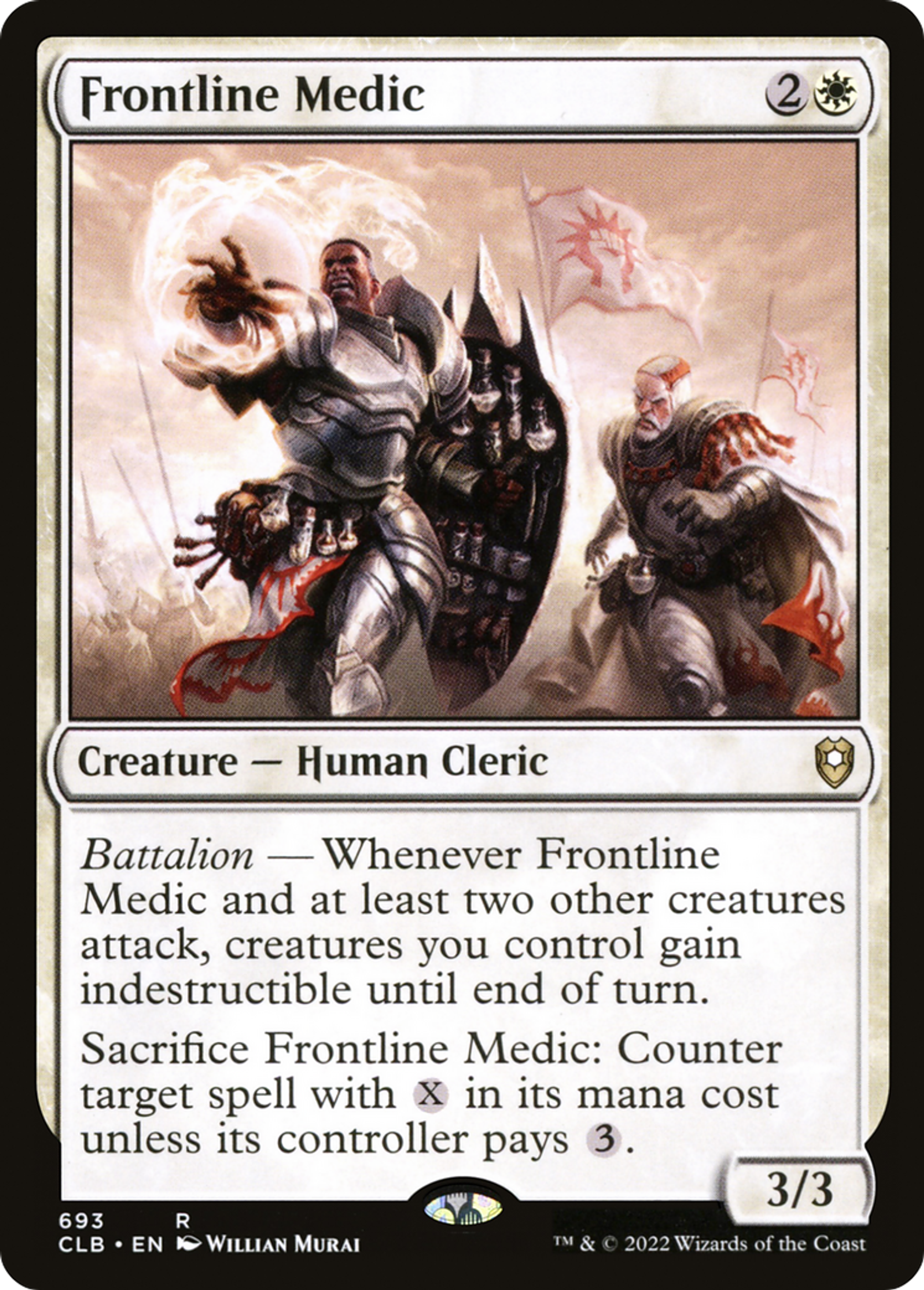 Frontline Medic — Commander Legends: Battle for Baldur's Gate — Magic: The Gathering