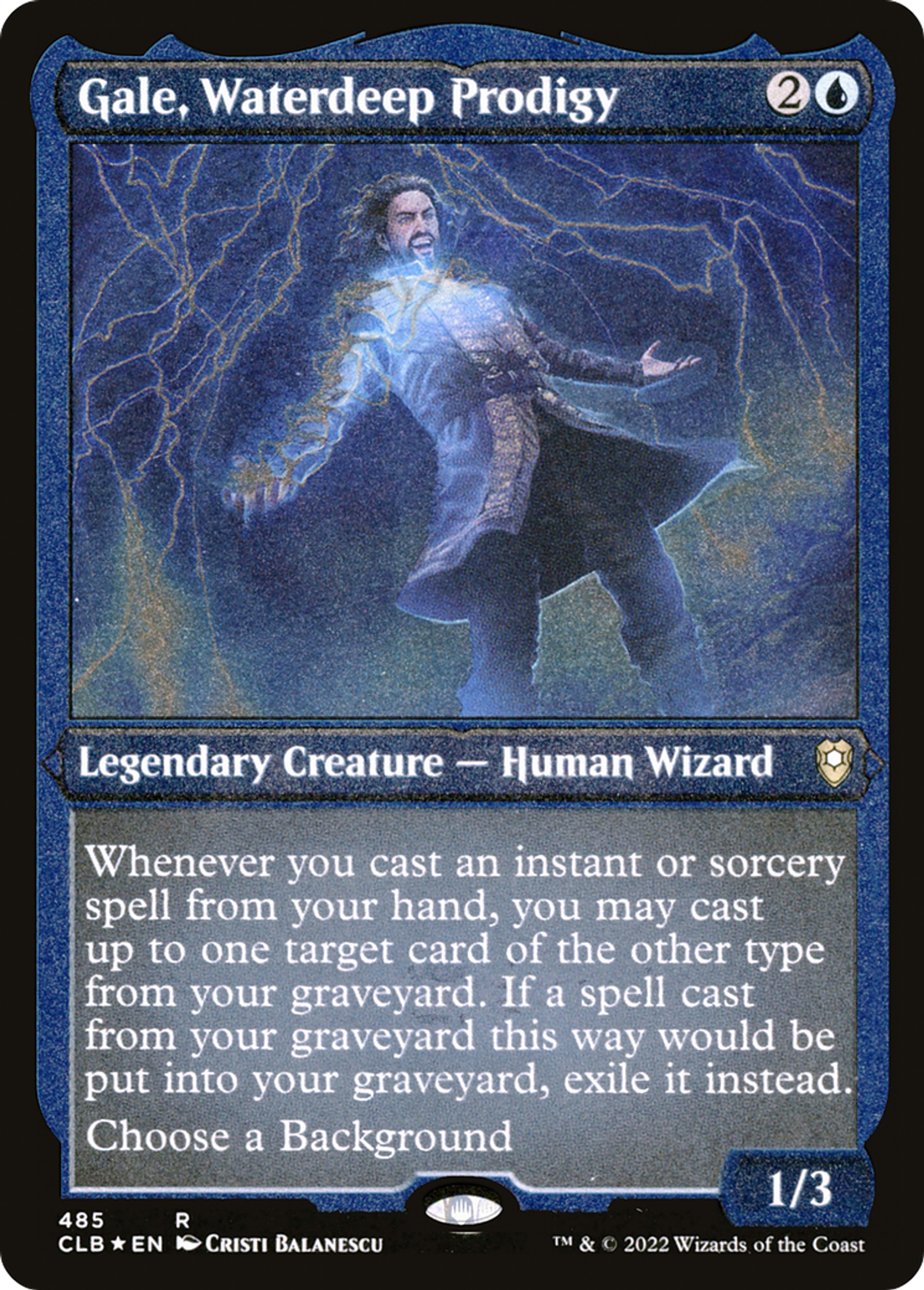 Gale, Waterdeep Prodigy — Commander Legends: Battle for Baldur's Gate — Magic: The Gathering