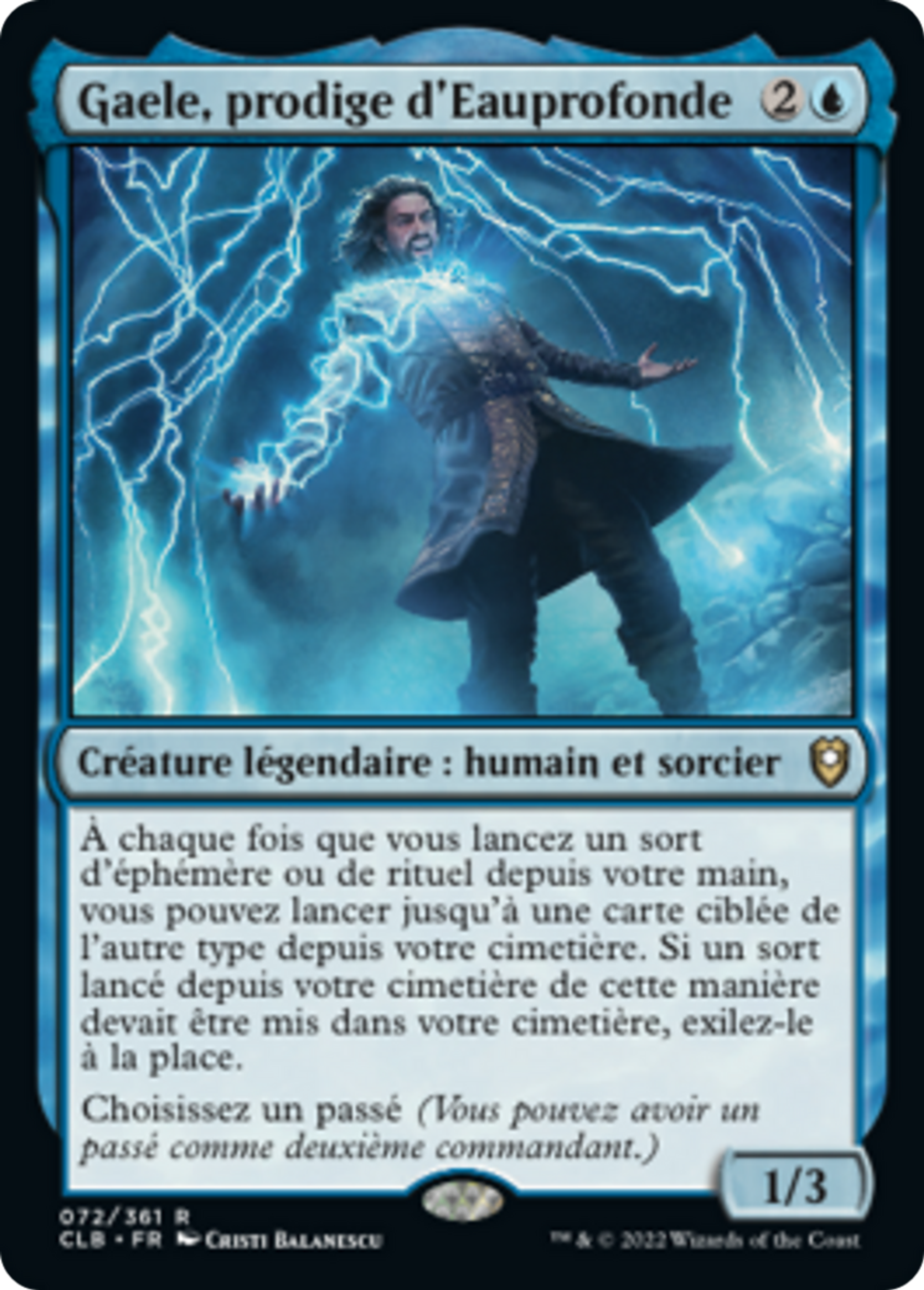Gaele, prodige d'Eauprofonde — Commander Legends: Battle for Baldur's Gate — Magic: The Gathering
