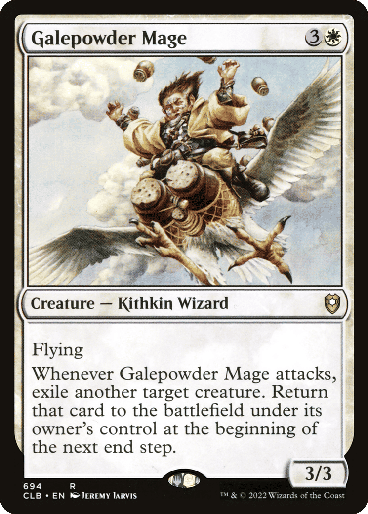 Galepowder Mage — Commander Legends: Battle for Baldur's Gate — Magic: The Gathering