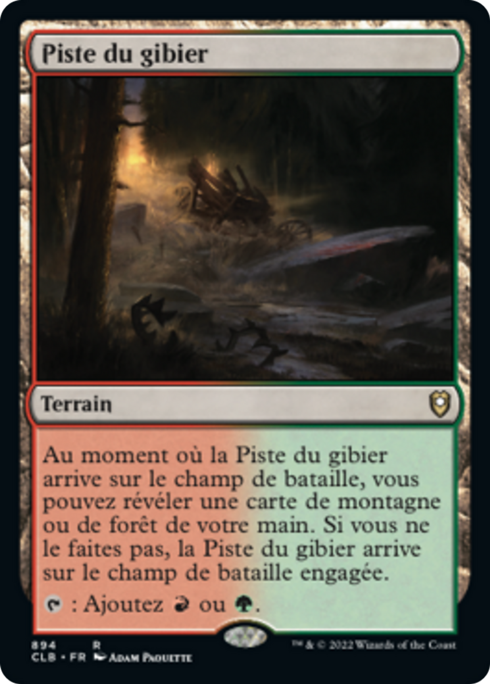 Piste du gibier — Commander Legends: Battle for Baldur's Gate — Magic: The Gathering