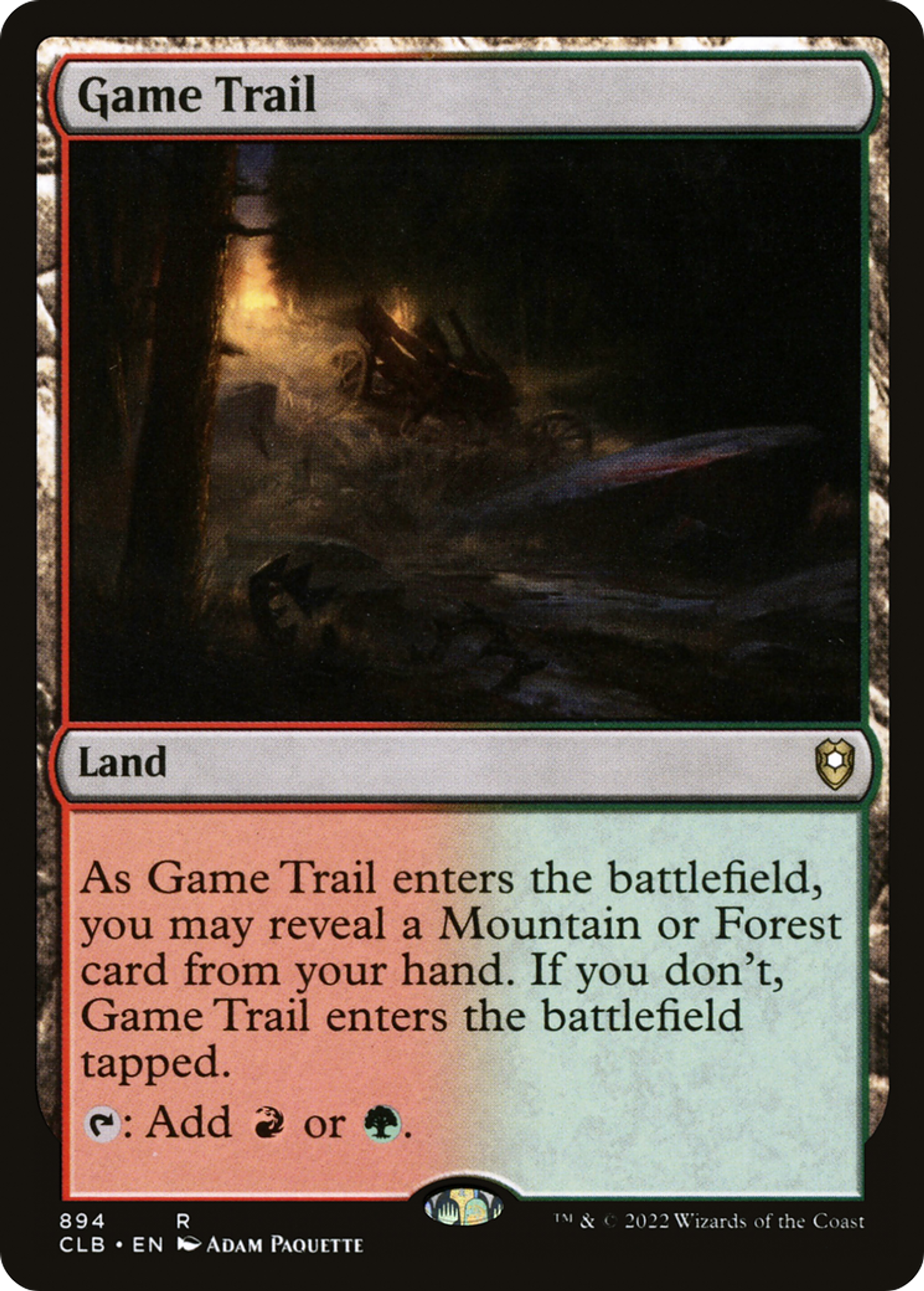 Piste du gibier — Commander Legends: Battle for Baldur's Gate — Magic: The Gathering