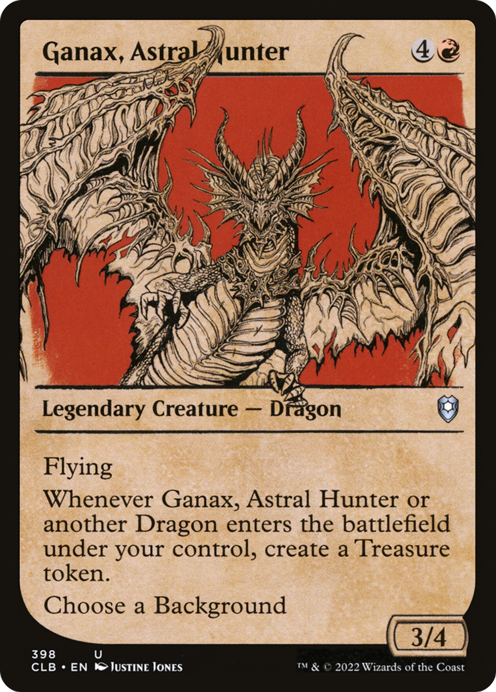 Ganax, Astral Hunter — Commander Legends: Battle for Baldur's Gate — Magic: The Gathering