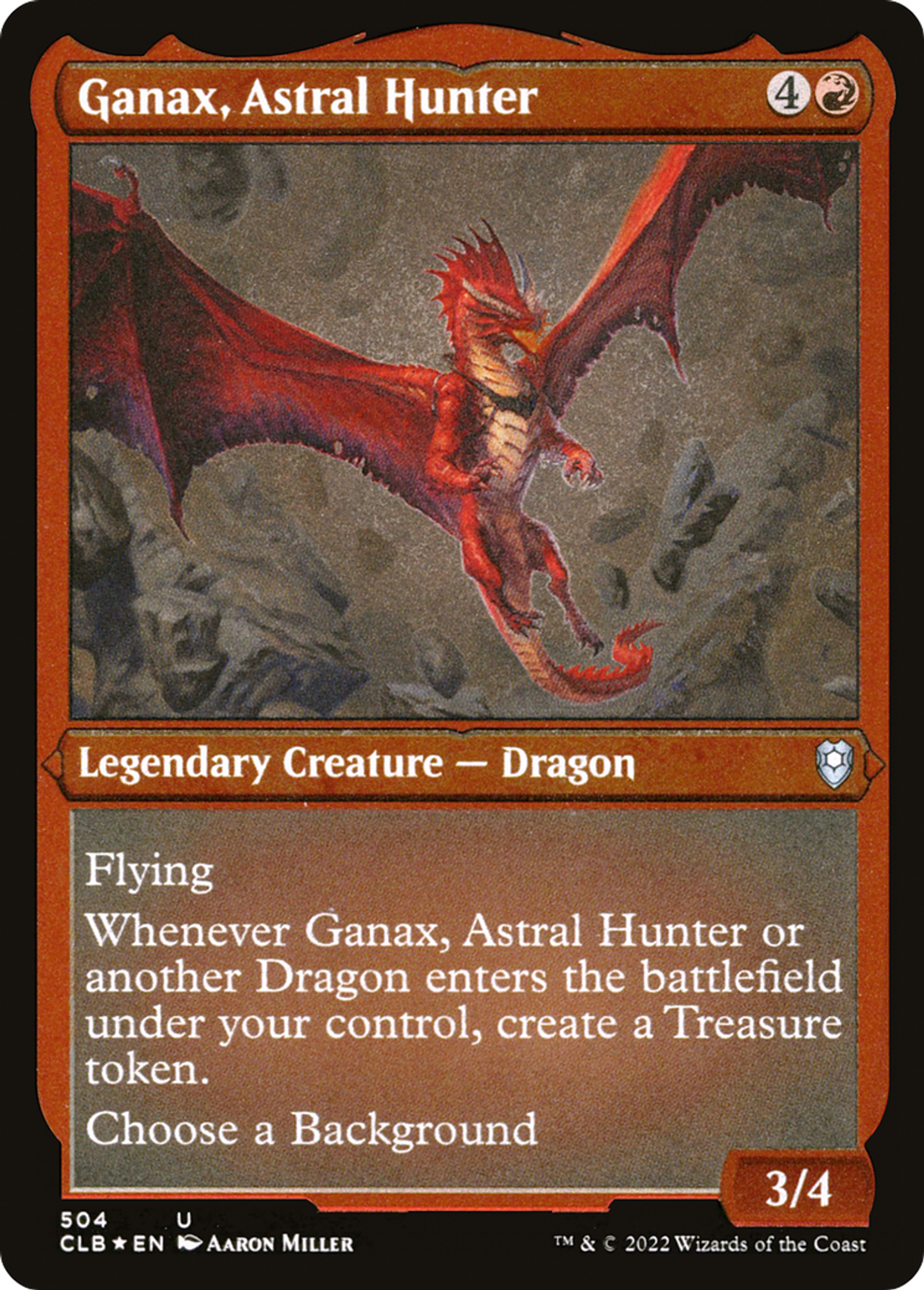 Ganax, Astral Hunter — Commander Legends: Battle for Baldur's Gate — Magic: The Gathering