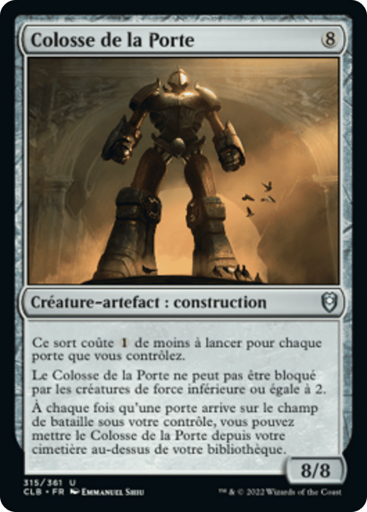 Colosse de la Porte — Commander Legends: Battle for Baldur's Gate — Magic: The Gathering